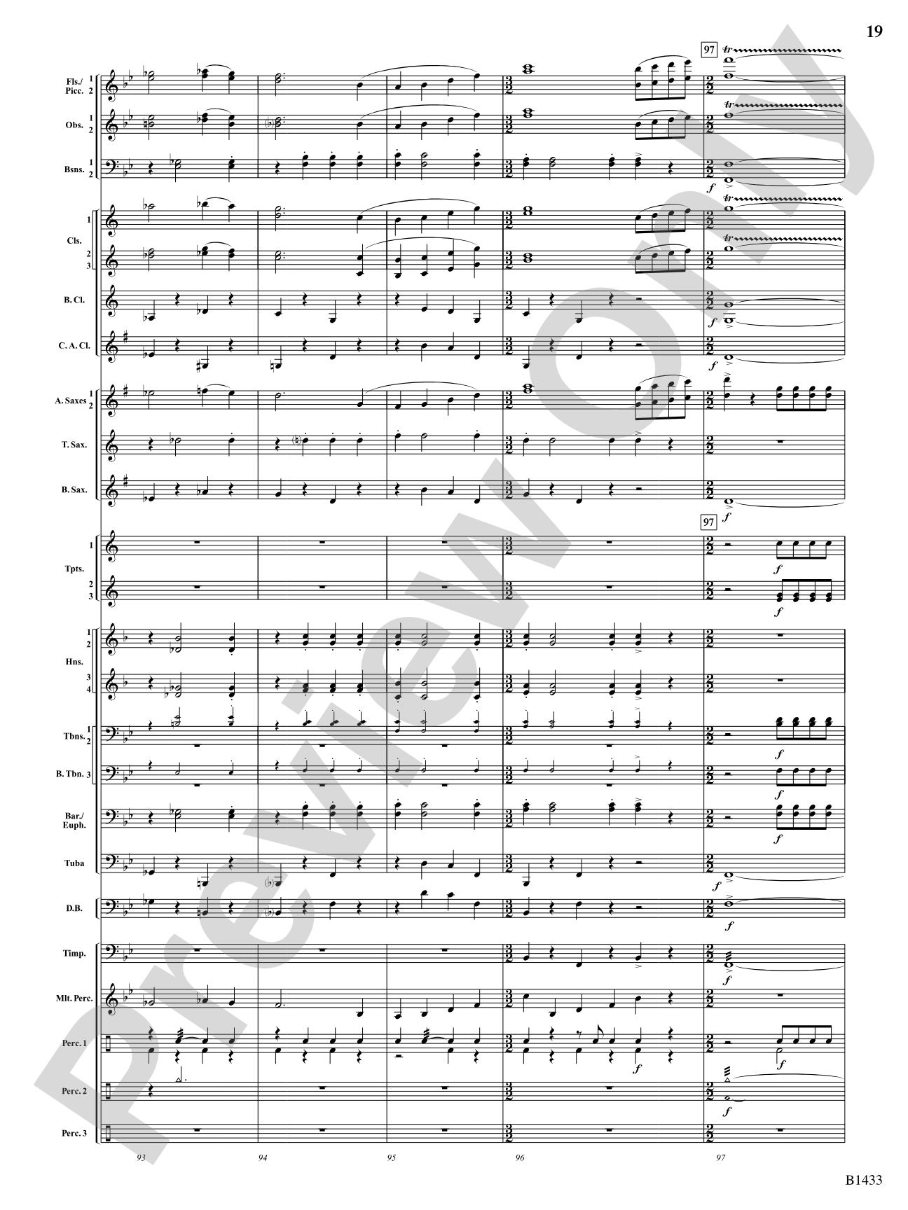 Declaration and Dance: Concert Band Conductor Score & Parts