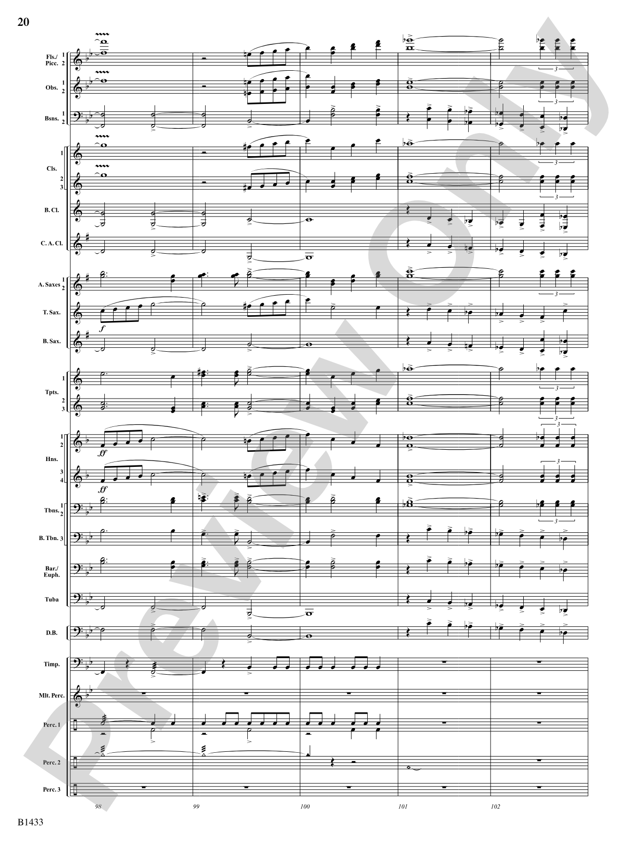 Declaration and Dance: Concert Band Conductor Score & Parts