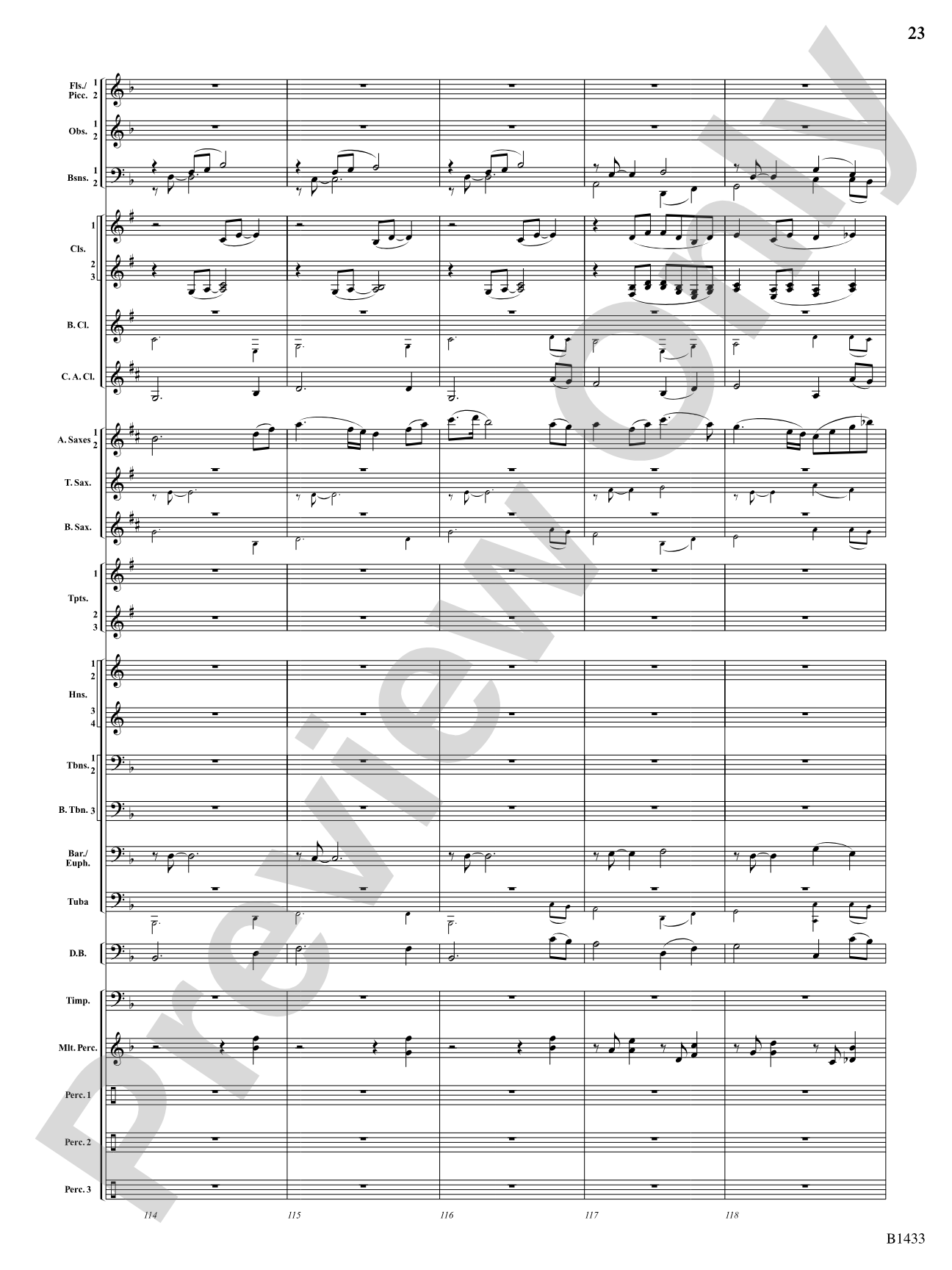 Declaration and Dance: Concert Band Conductor Score & Parts