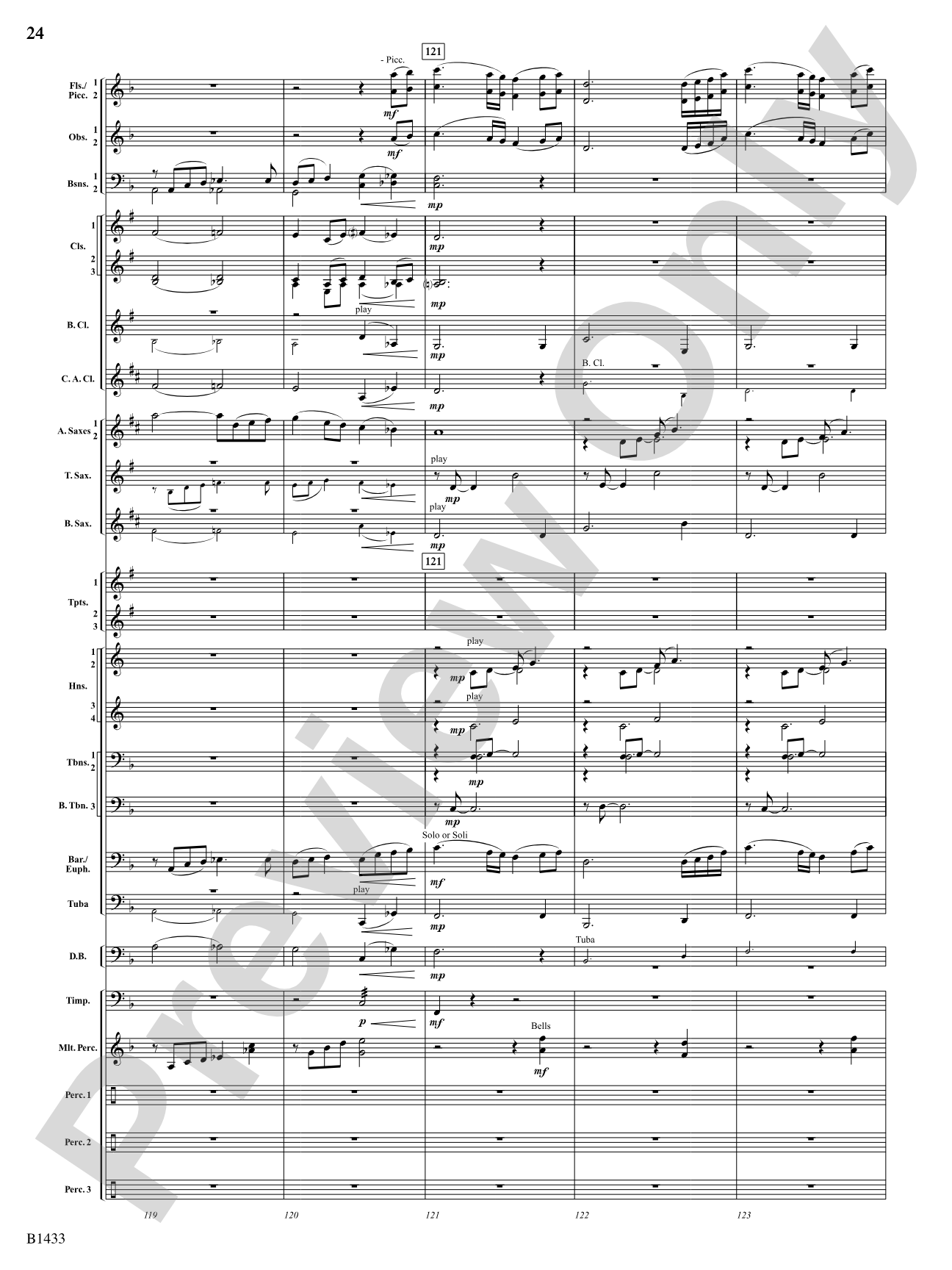 Declaration and Dance: Concert Band Conductor Score & Parts