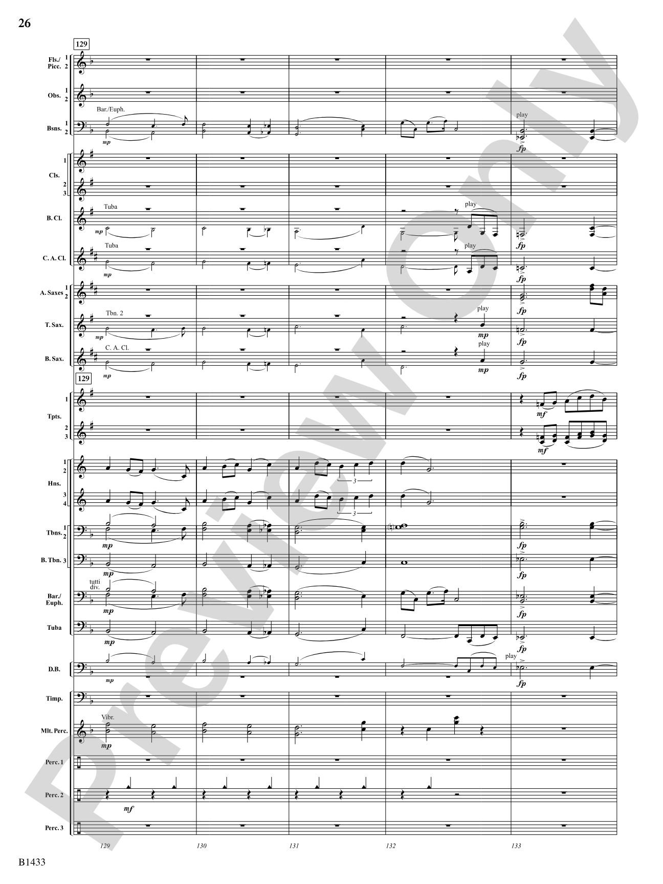 Declaration and Dance: Concert Band Conductor Score & Parts