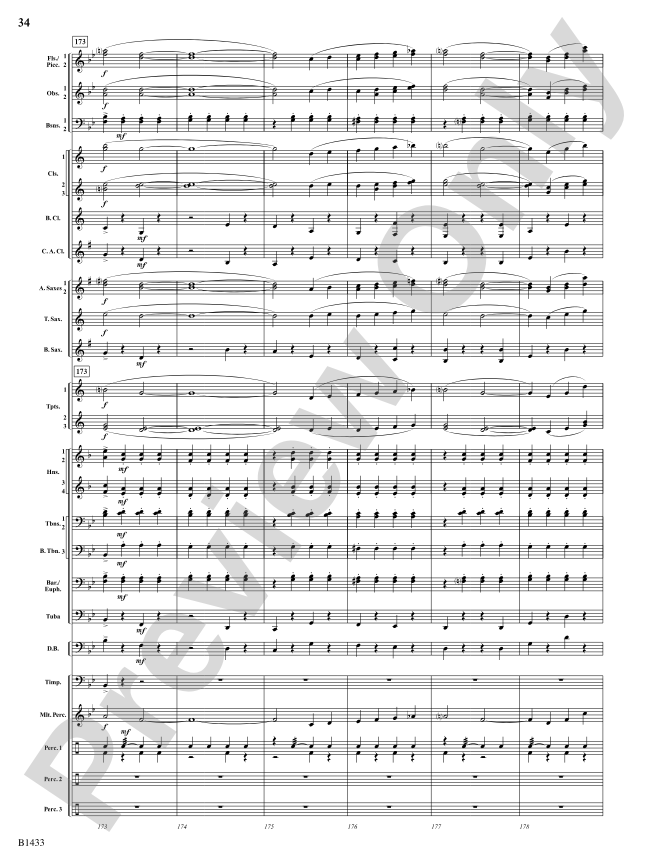 Declaration and Dance: Concert Band Conductor Score & Parts