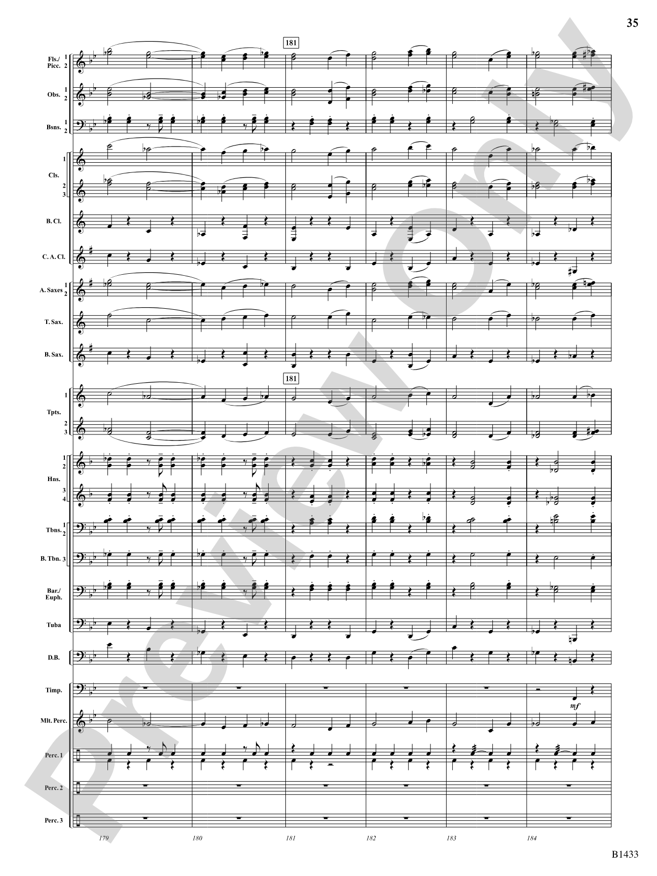 Declaration and Dance: Concert Band Conductor Score & Parts