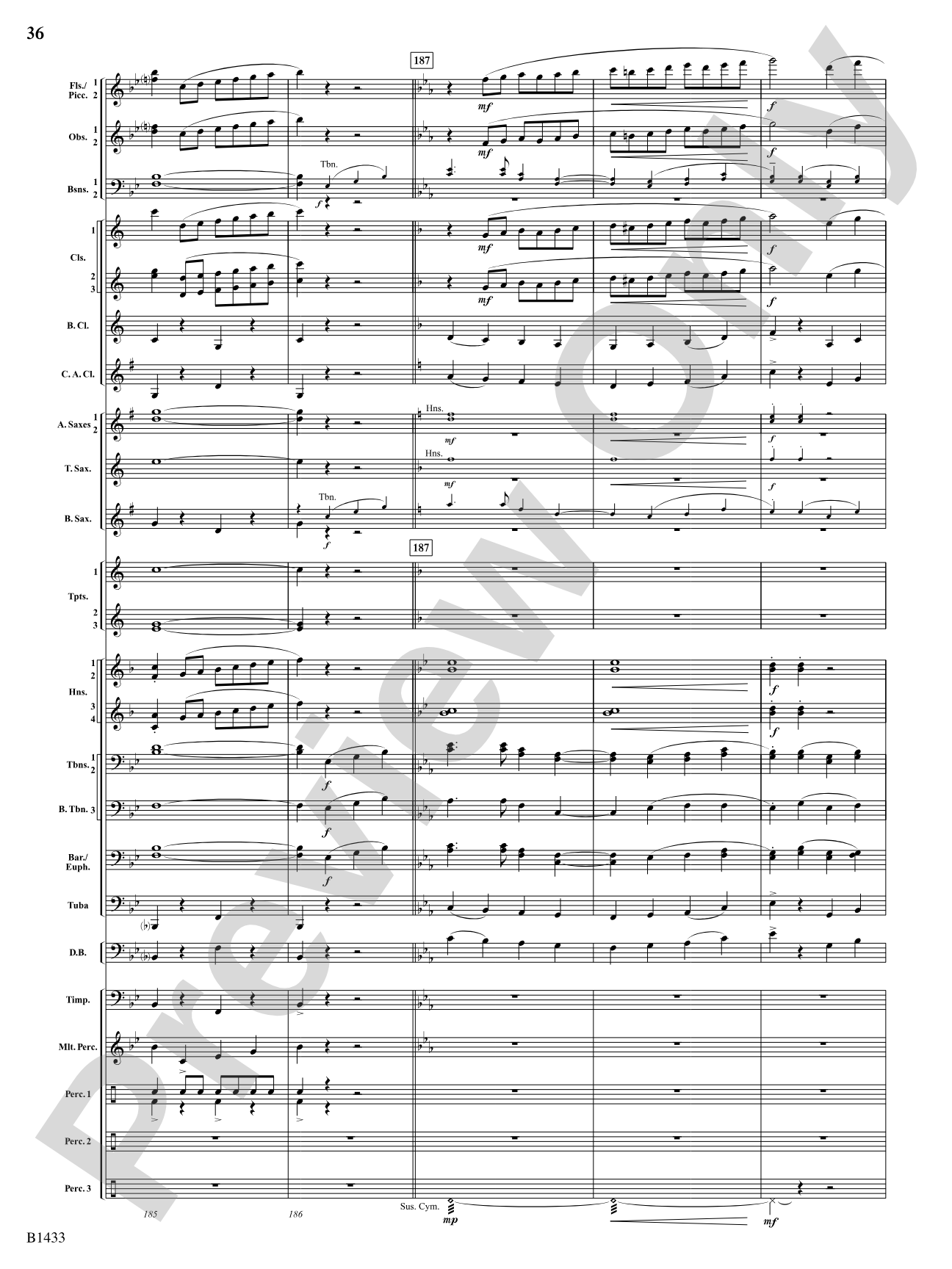 Declaration and Dance: Concert Band Conductor Score & Parts