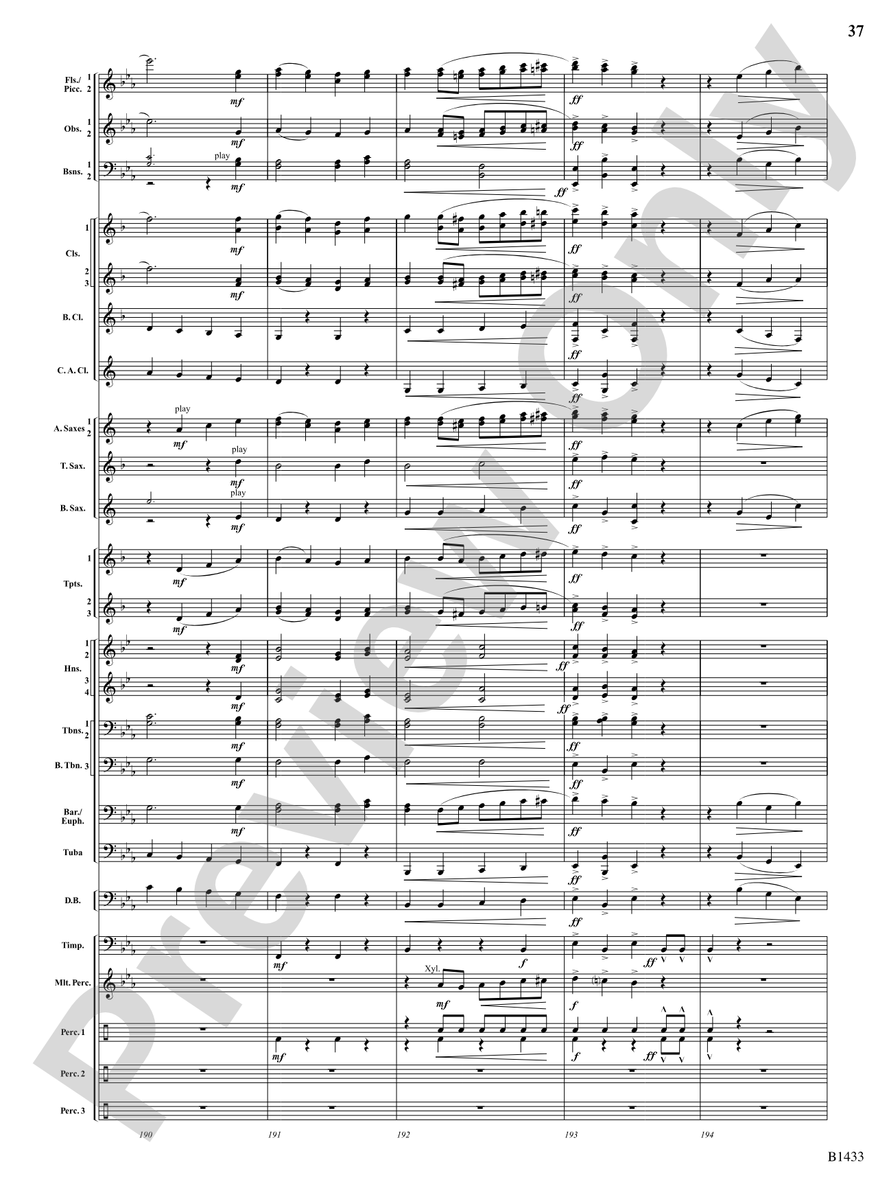 Declaration and Dance: Concert Band Conductor Score & Parts