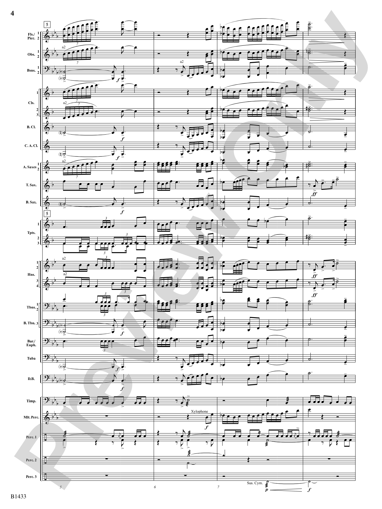 Declaration and Dance: Concert Band Conductor Score & Parts