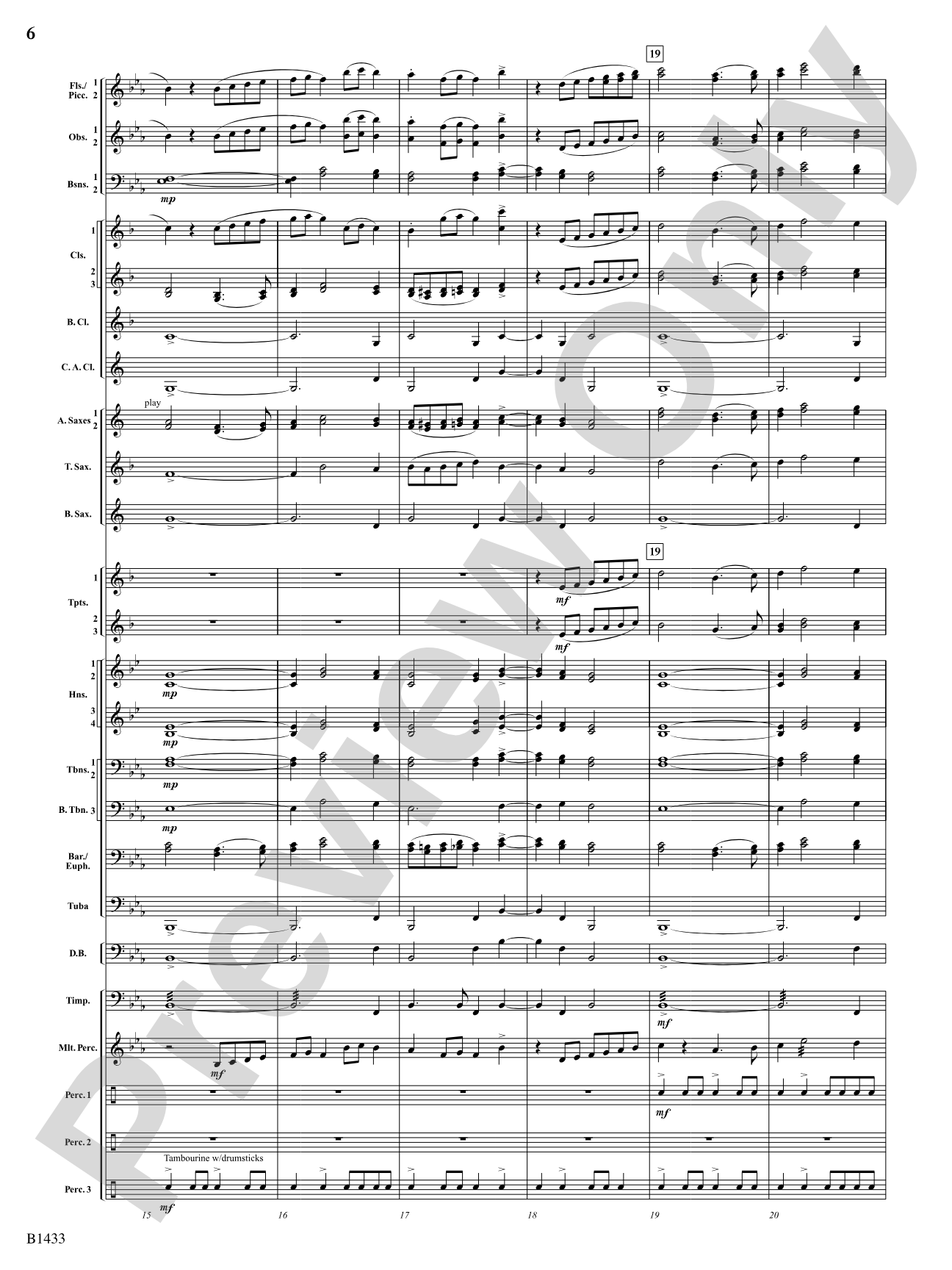 Declaration and Dance: Concert Band Conductor Score & Parts