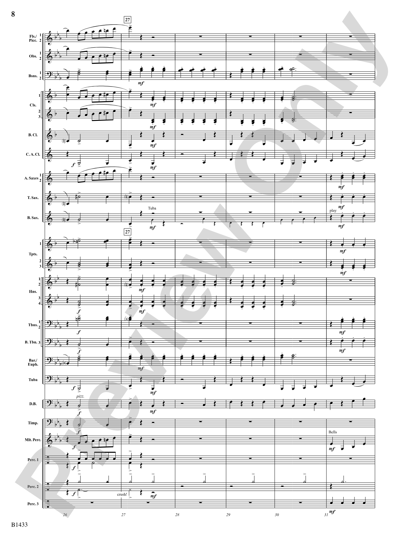 Declaration and Dance: Concert Band Conductor Score & Parts