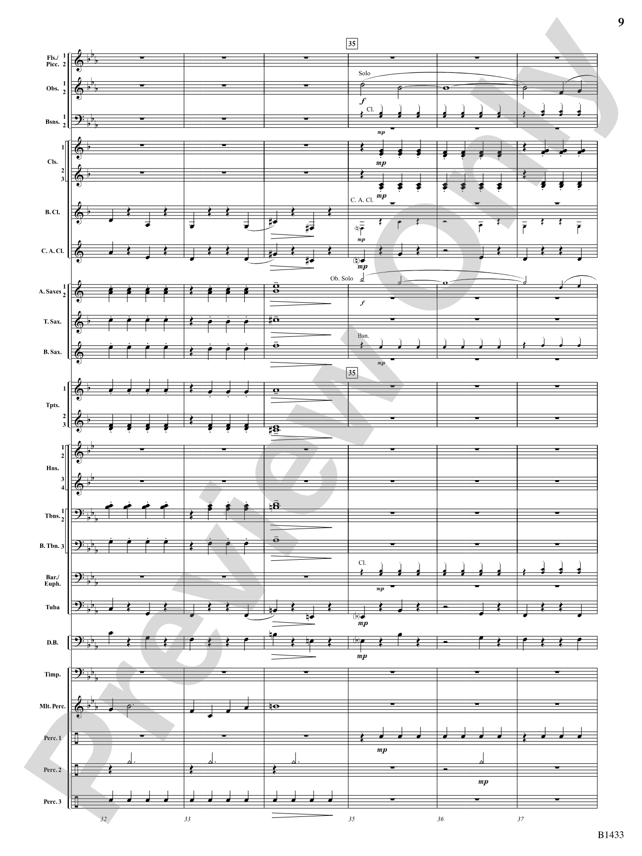 Declaration and Dance: Concert Band Conductor Score & Parts