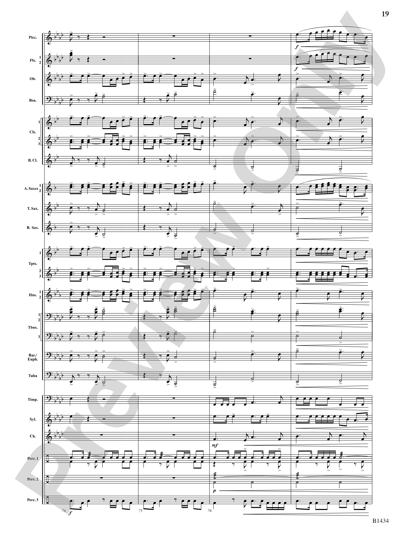 A Frontier Fought and a City Found: Concert Band Conductor Score & Parts