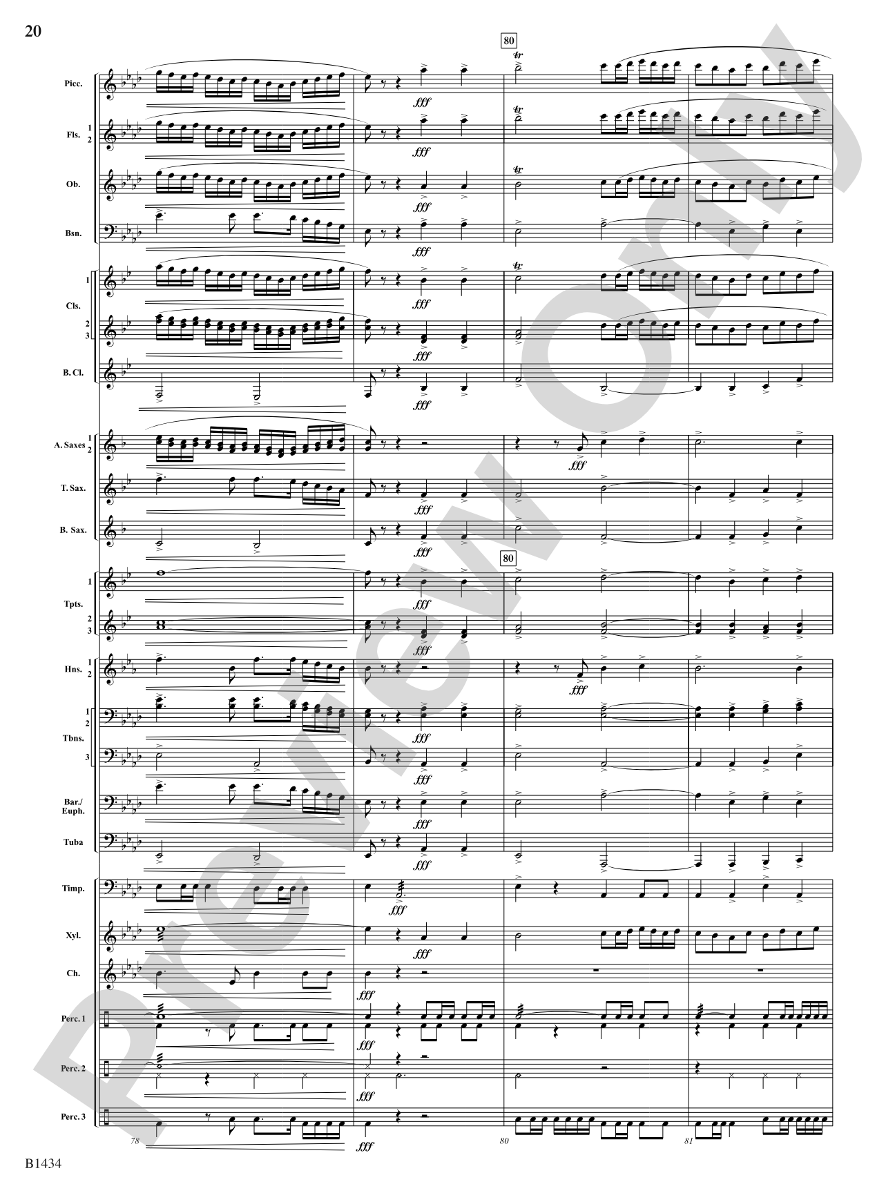 A Frontier Fought and a City Found: Concert Band Conductor Score & Parts