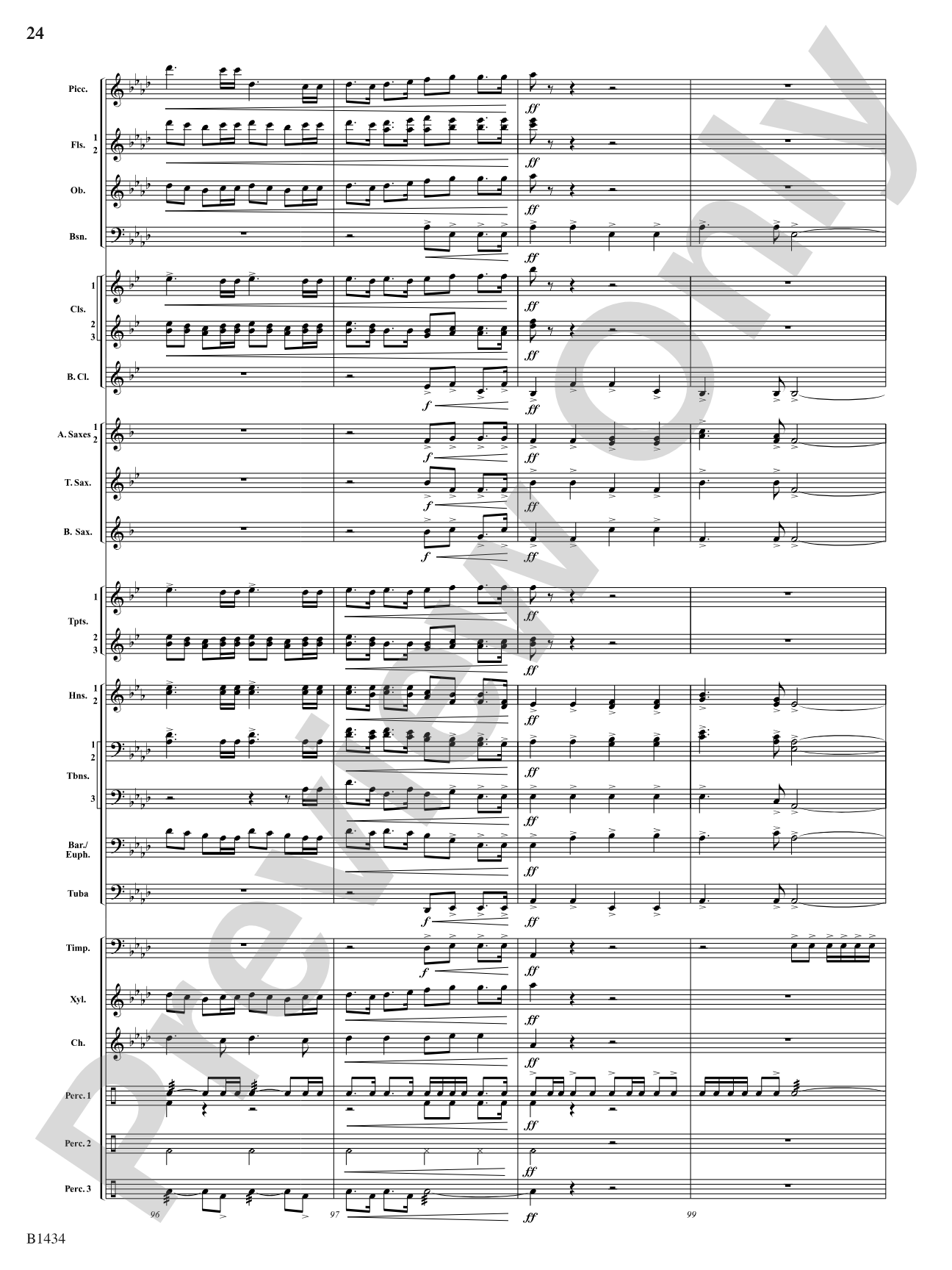 A Frontier Fought and a City Found: Concert Band Conductor Score & Parts
