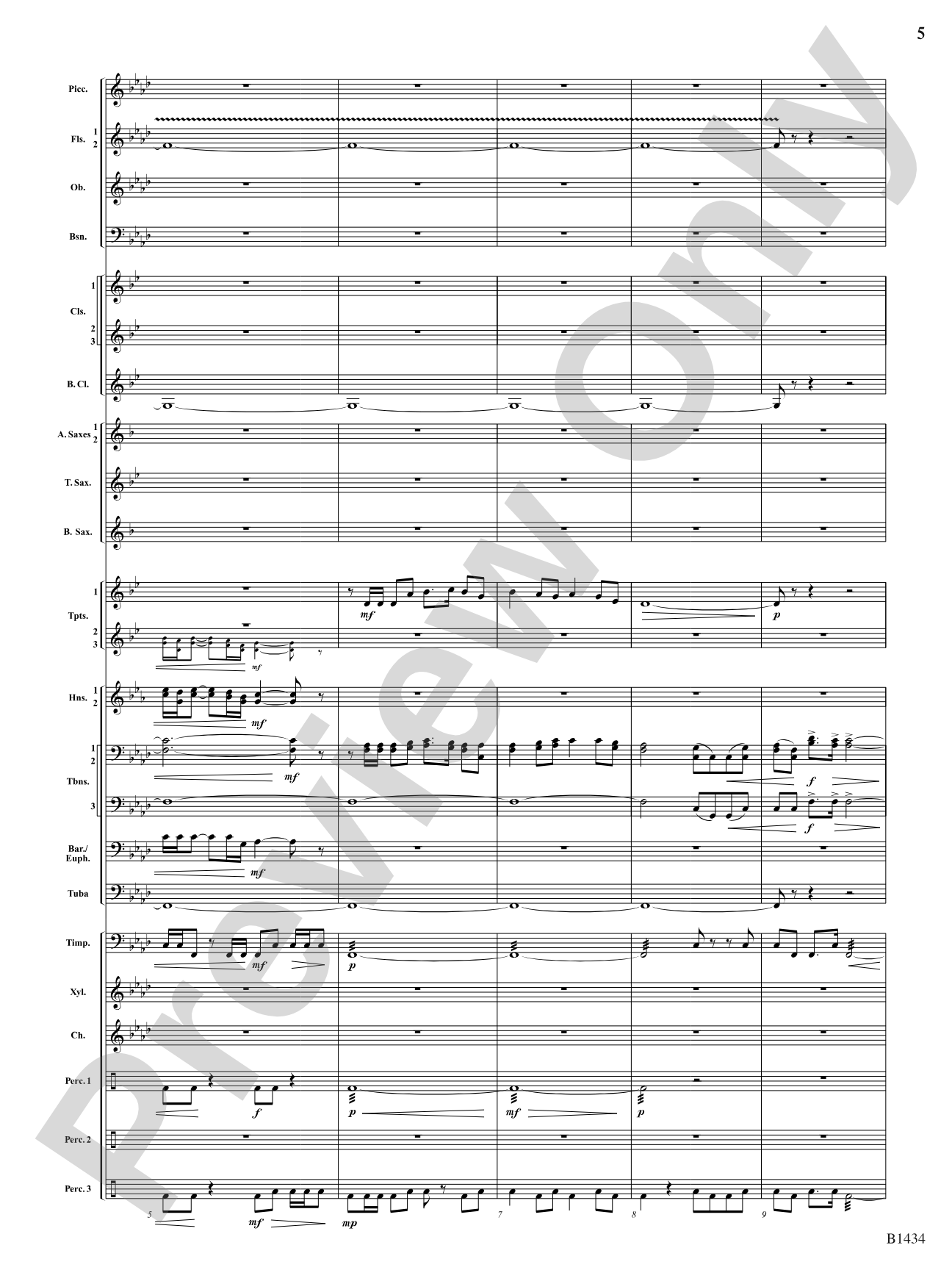 A Frontier Fought and a City Found: Concert Band Conductor Score & Parts