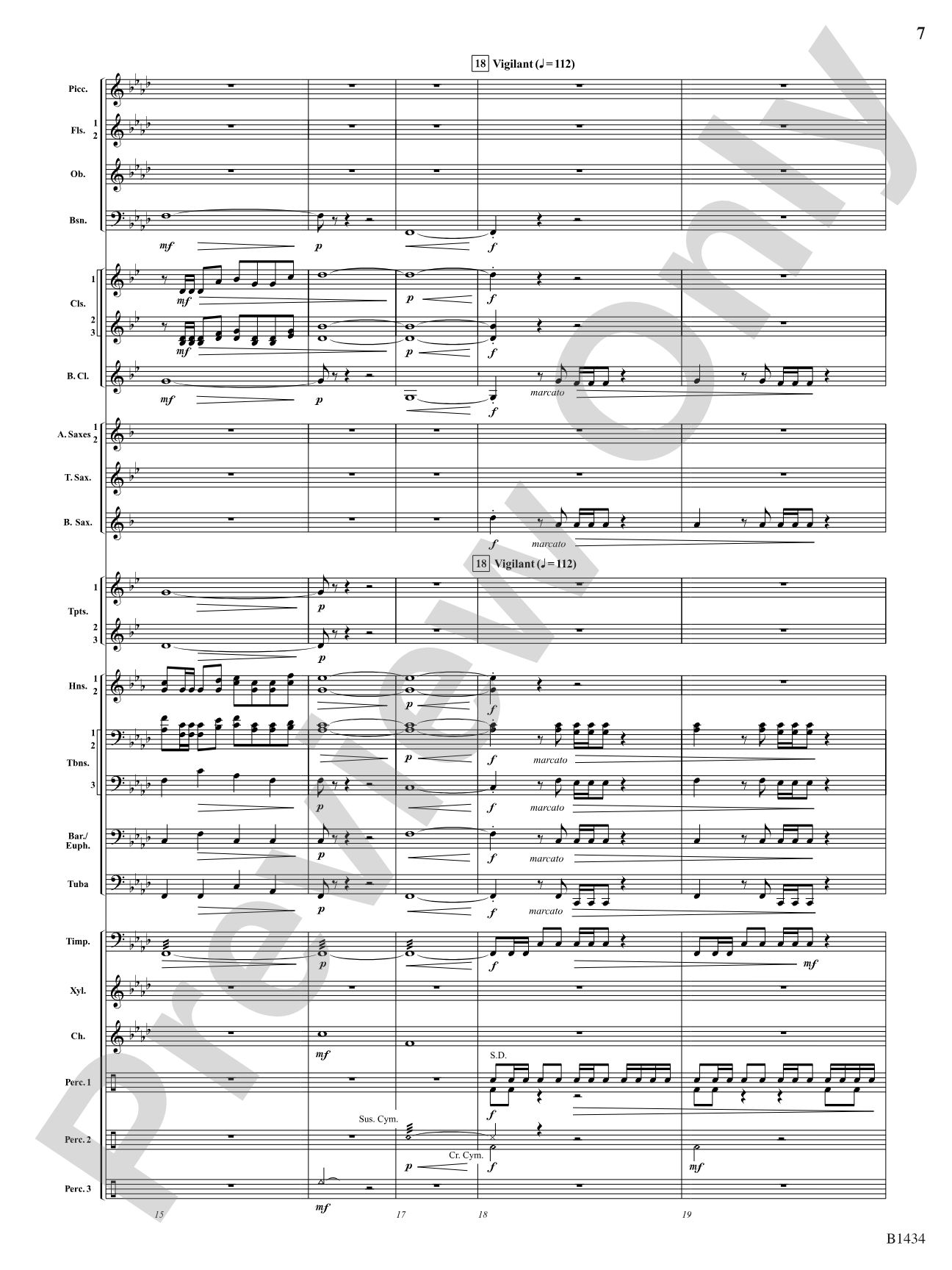 A Frontier Fought and a City Found: Concert Band Conductor Score & Parts