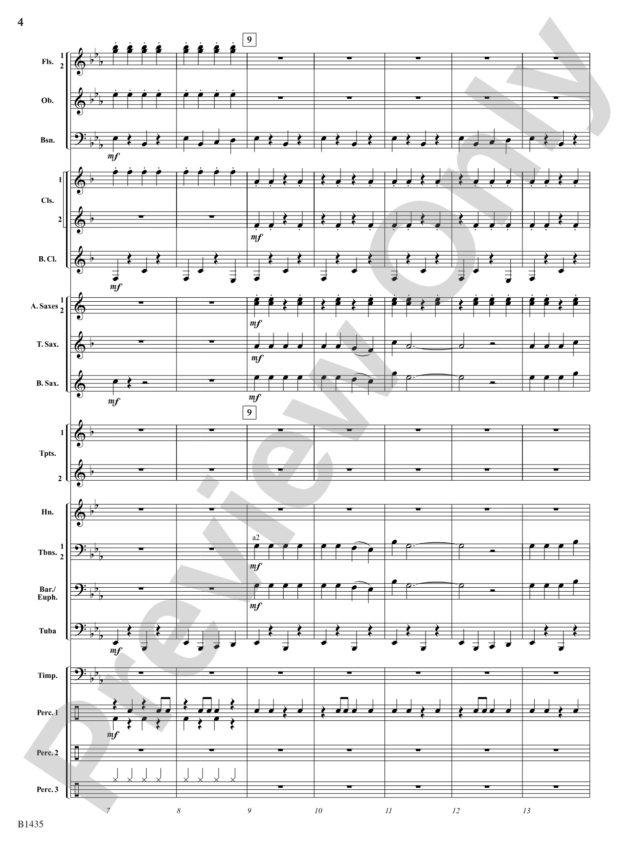 Grandma Got Run Over by a Reindeer: Concert Band Conductor Score & Parts
