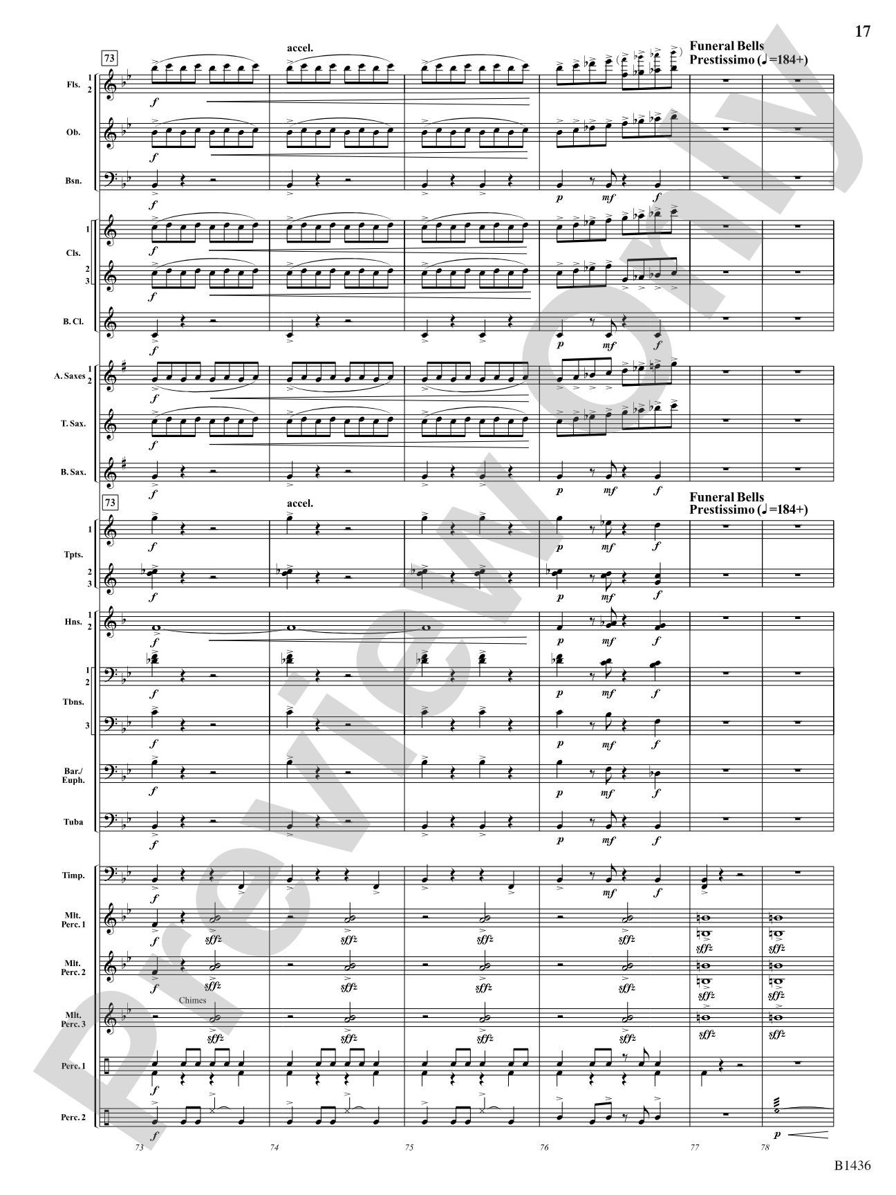 The Heart of Madness: Concert Band Conductor Score & Parts