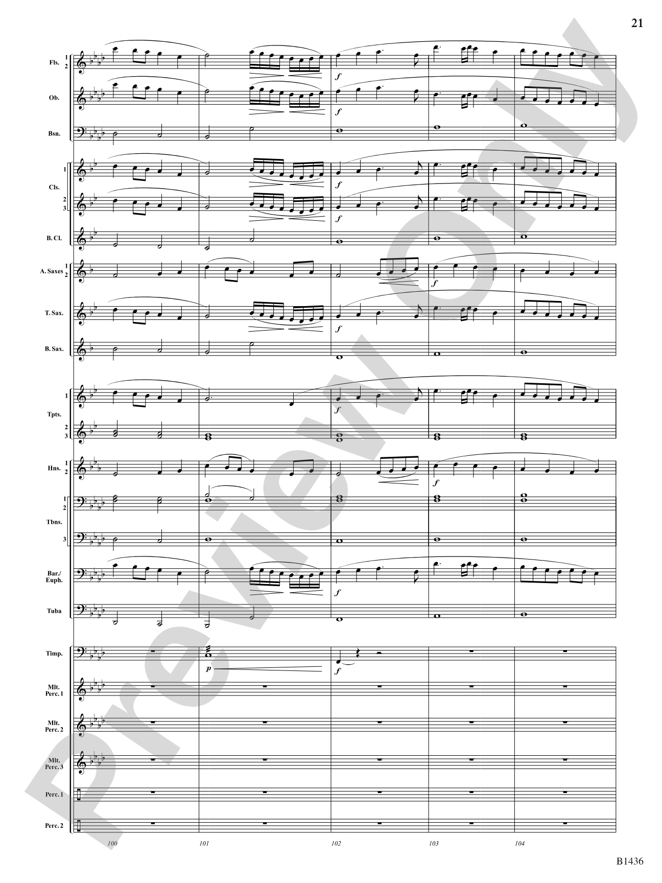 The Heart of Madness: Concert Band Conductor Score & Parts