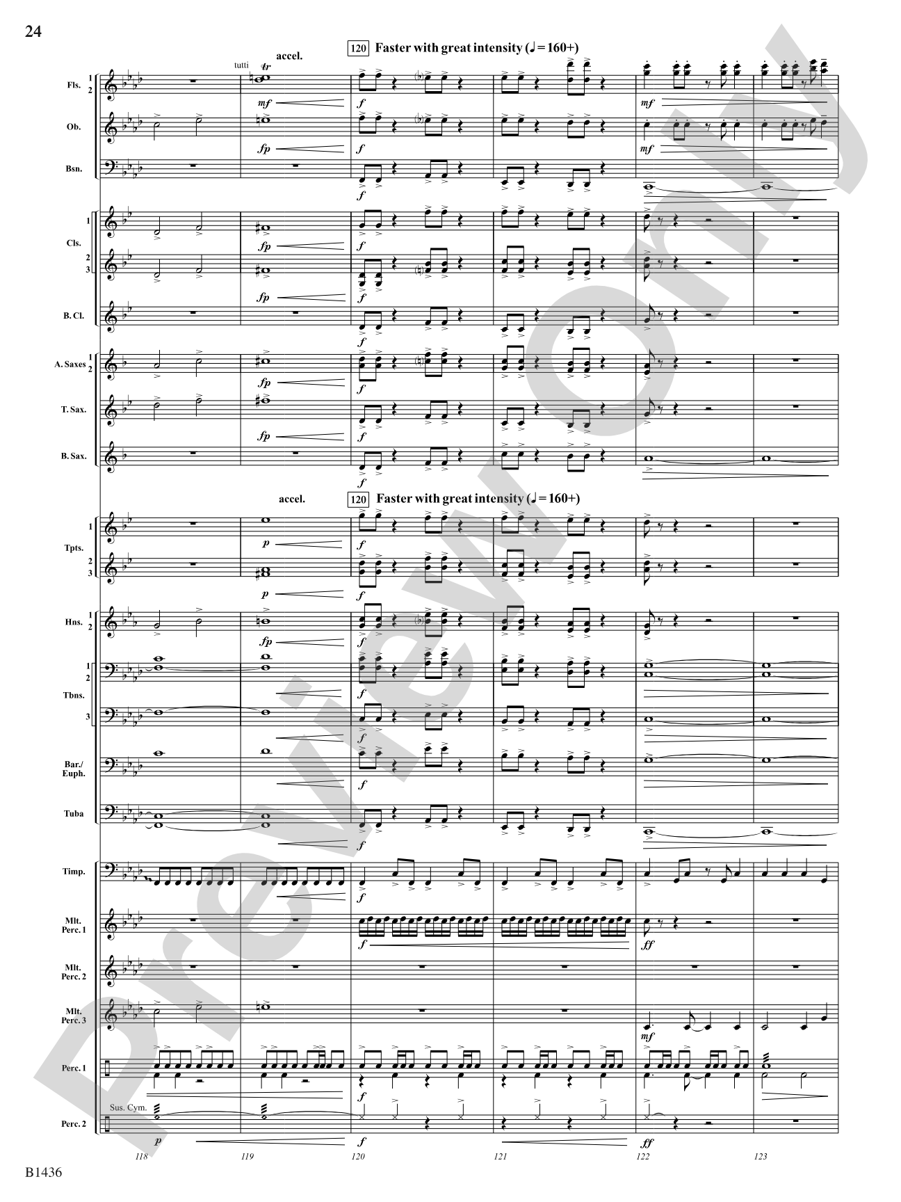 The Heart of Madness: Concert Band Conductor Score & Parts