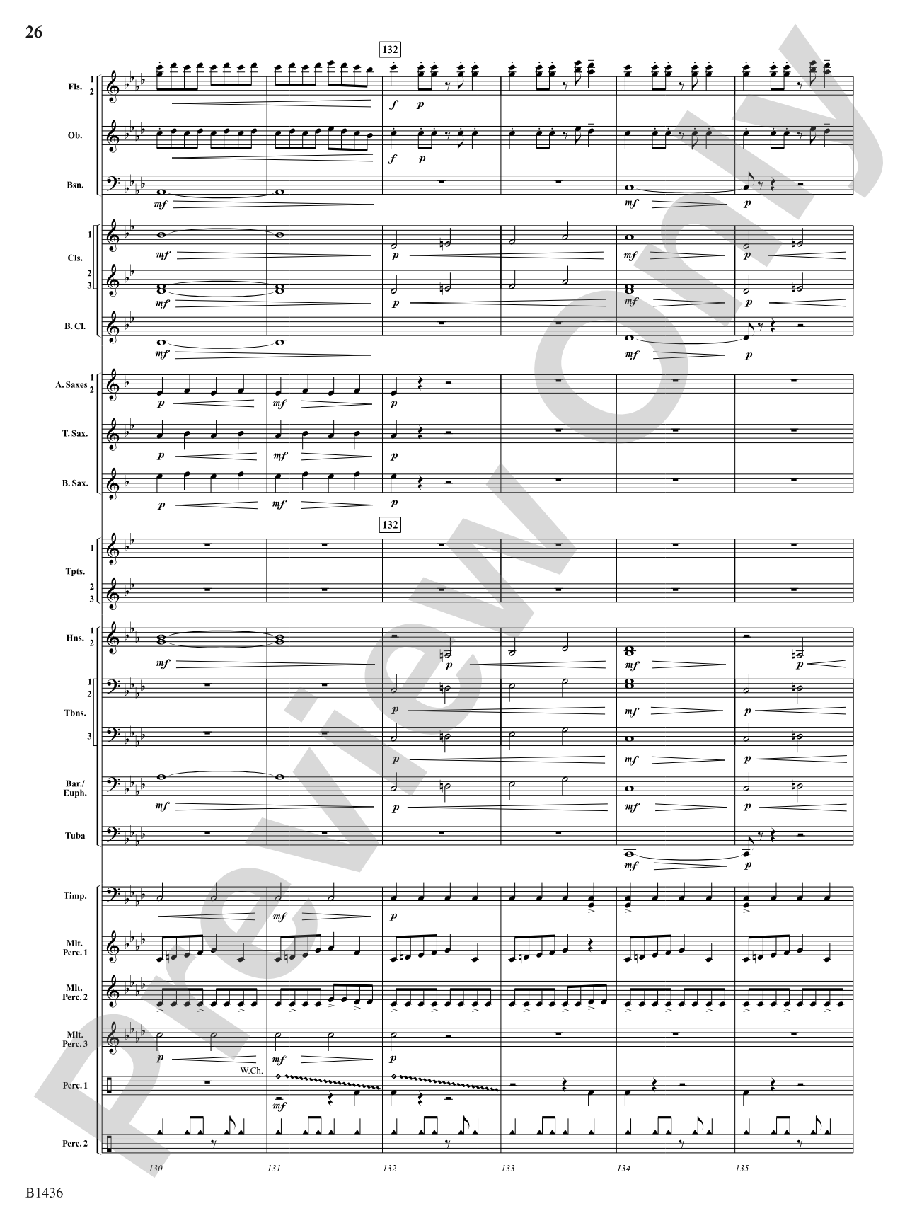 The Heart of Madness: Concert Band Conductor Score & Parts