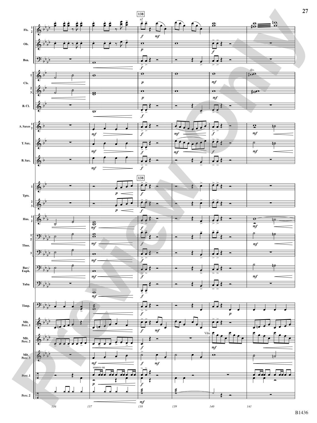 The Heart of Madness: Concert Band Conductor Score & Parts