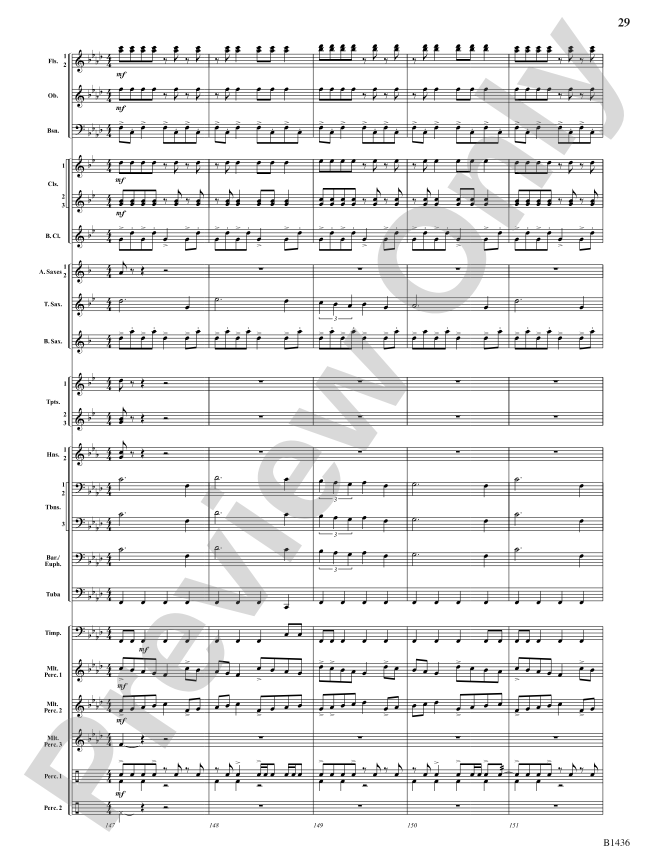 The Heart of Madness: Concert Band Conductor Score & Parts