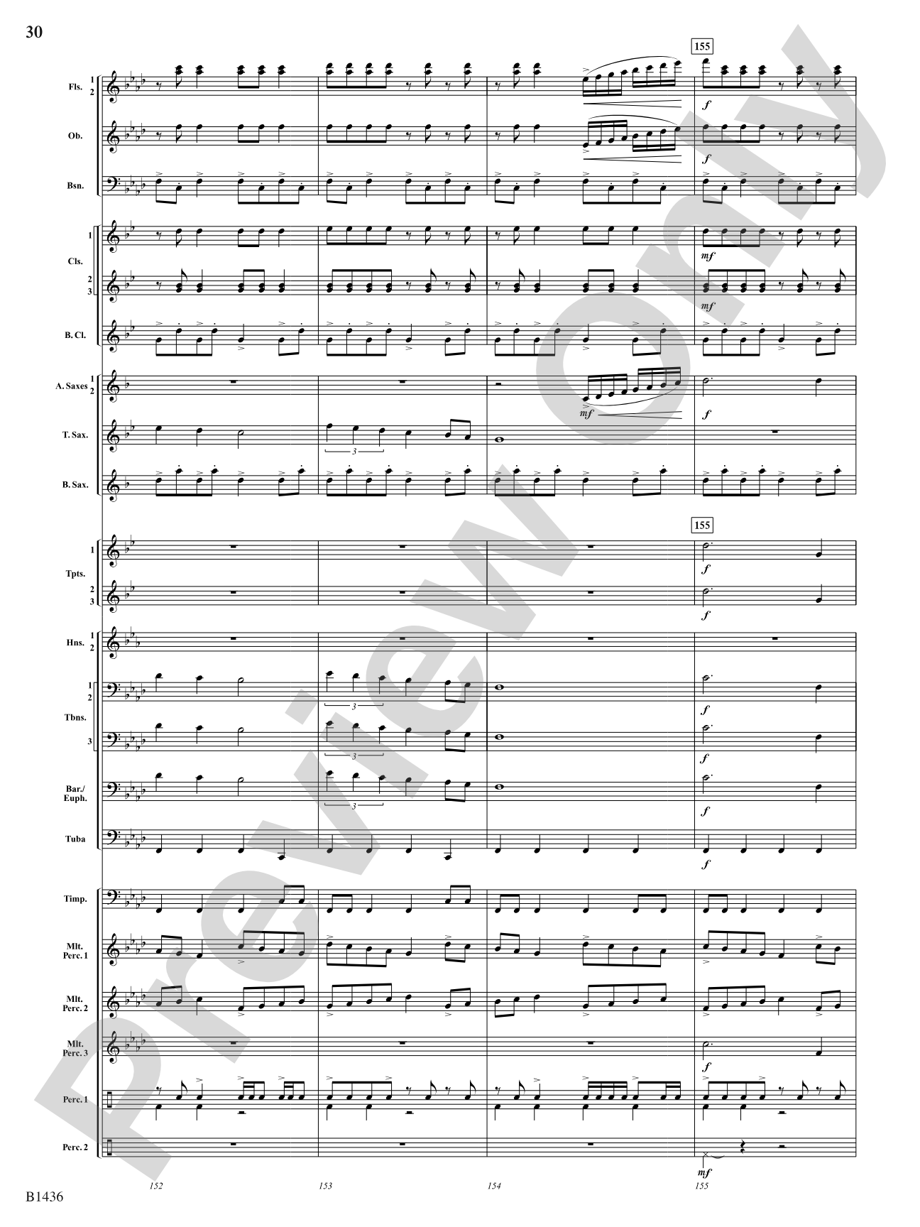 The Heart of Madness: Concert Band Conductor Score & Parts