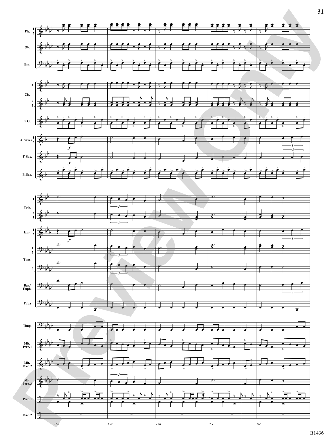 The Heart of Madness: Concert Band Conductor Score & Parts