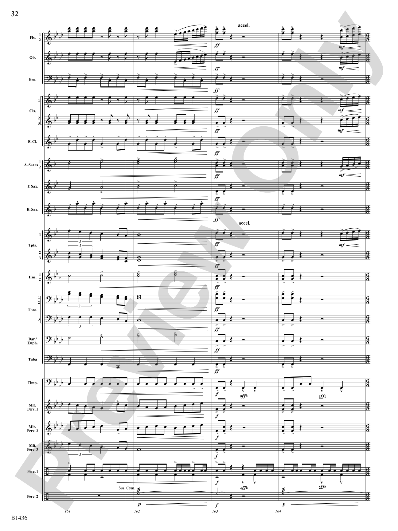 The Heart of Madness: Concert Band Conductor Score & Parts