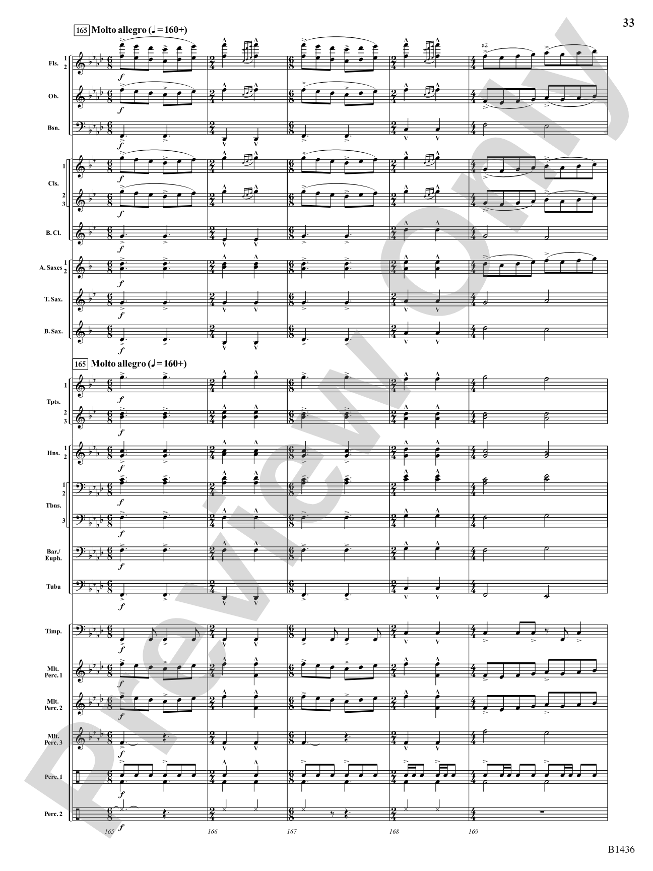 The Heart of Madness: Concert Band Conductor Score & Parts