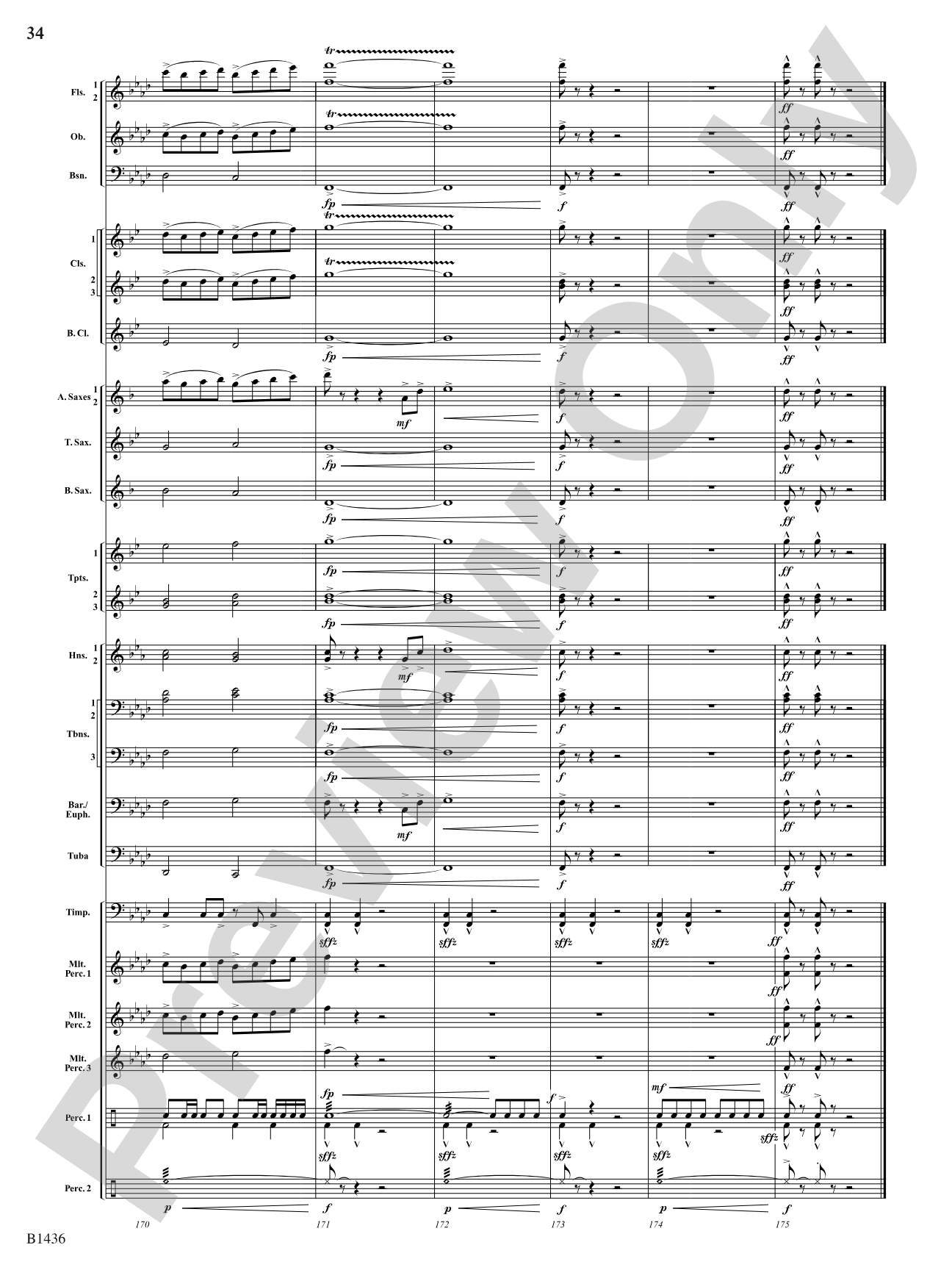 The Heart of Madness: Concert Band Conductor Score & Parts