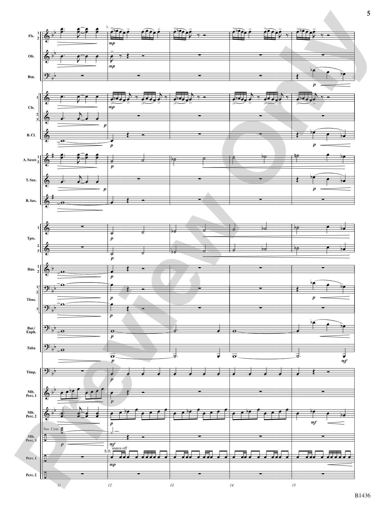 The Heart of Madness: Concert Band Conductor Score & Parts