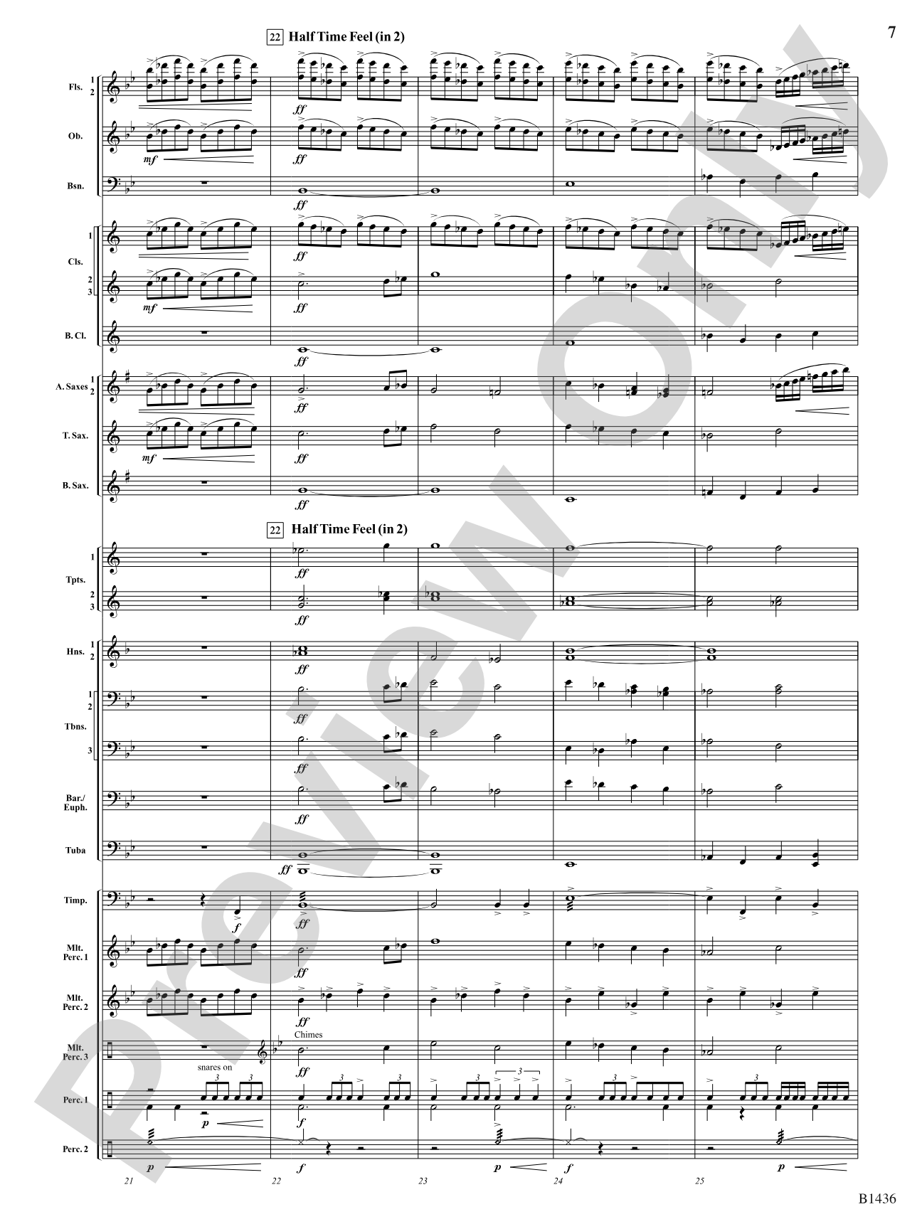 The Heart of Madness: Concert Band Conductor Score & Parts