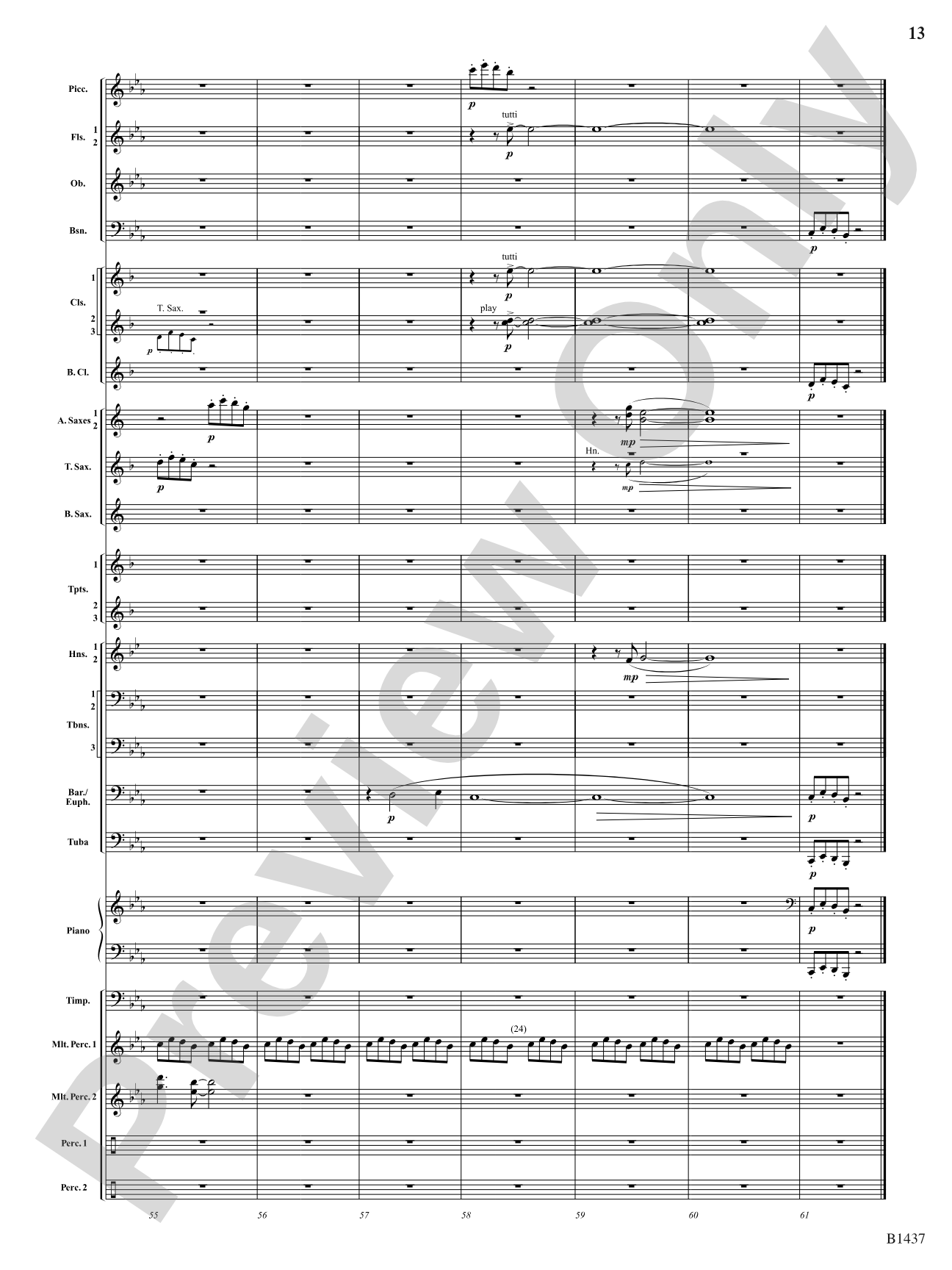 Elements (Petite Symphony): Concert Band Conductor Score & Parts