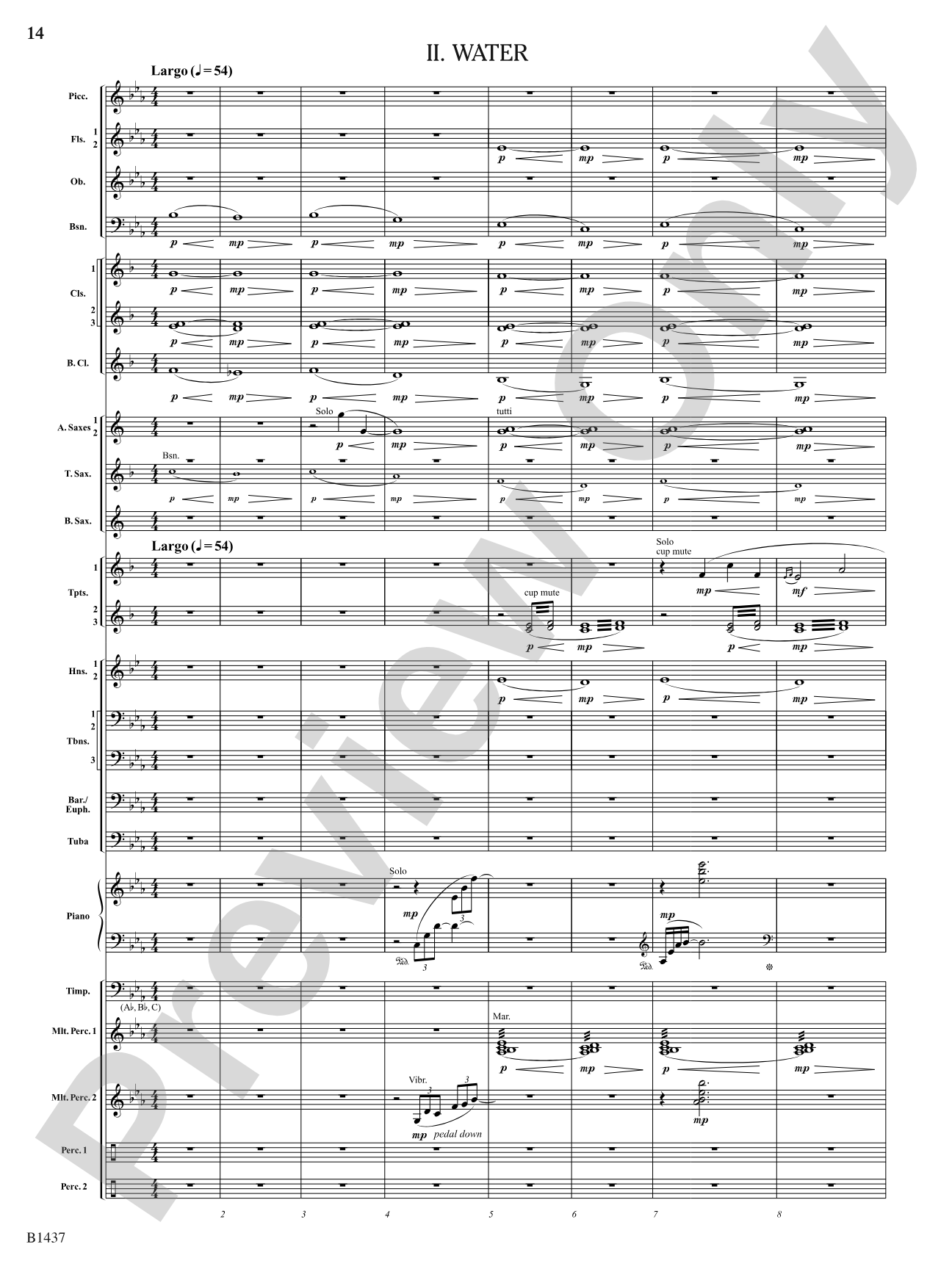 Elements (Petite Symphony): Concert Band Conductor Score & Parts