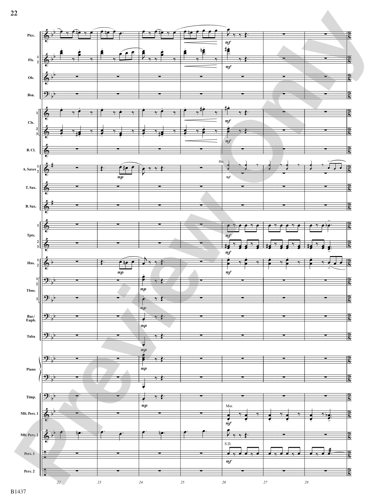 Elements (Petite Symphony): Concert Band Conductor Score & Parts