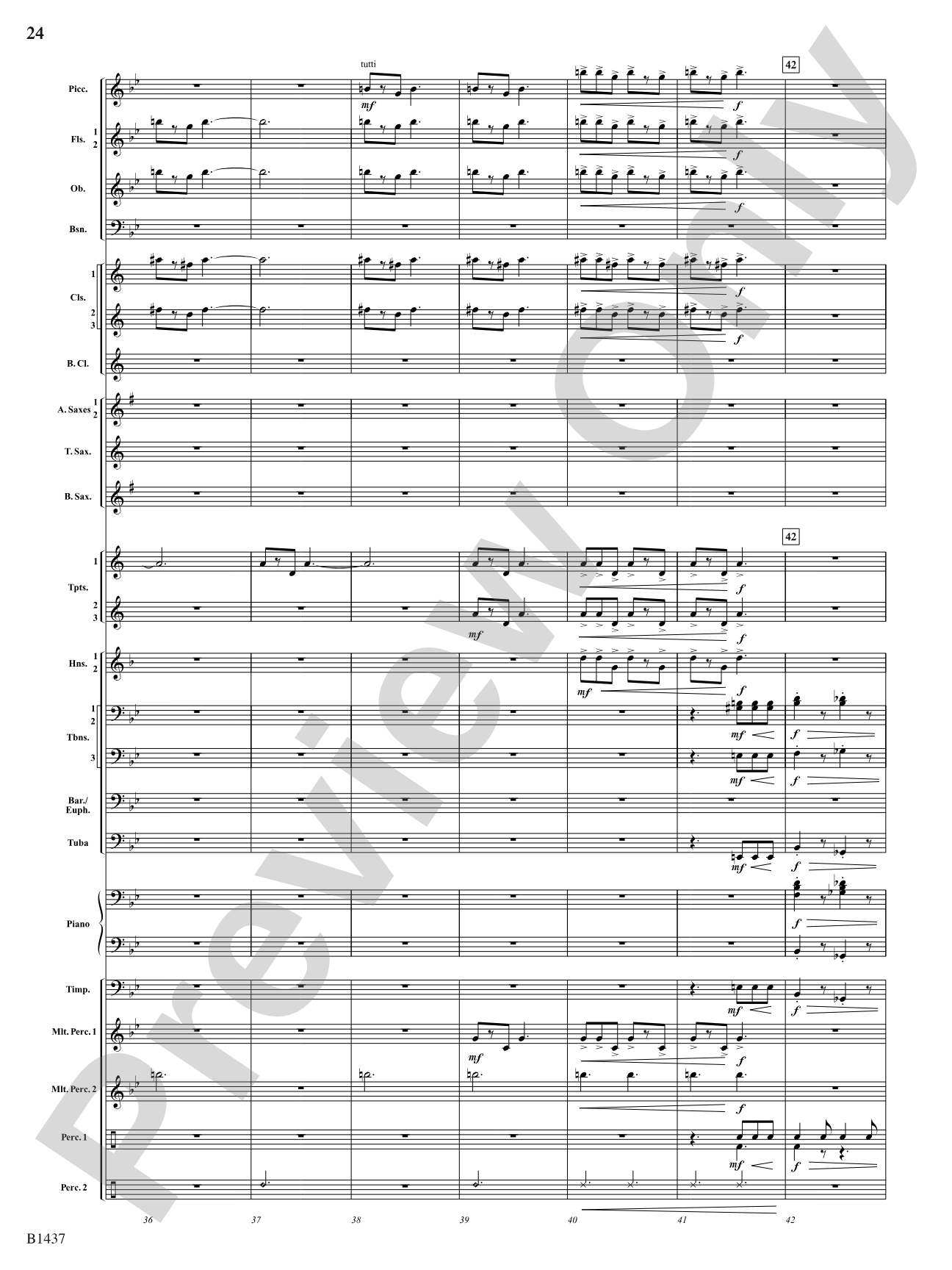 Elements (Petite Symphony): Concert Band Conductor Score & Parts