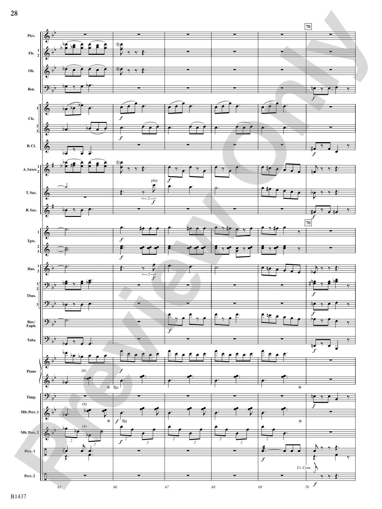 Elements (Petite Symphony): Concert Band Conductor Score & Parts