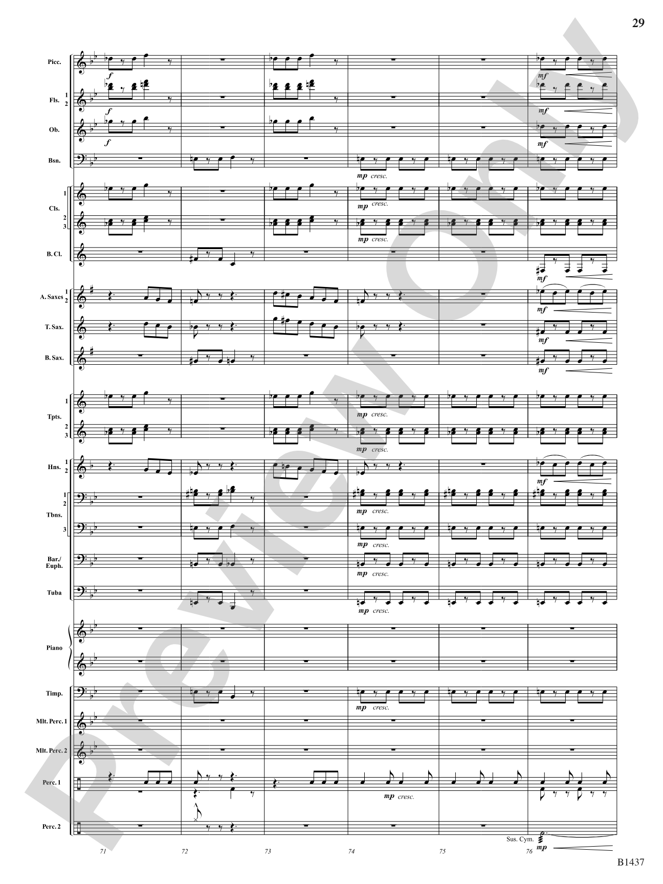 Elements (Petite Symphony): Concert Band Conductor Score & Parts