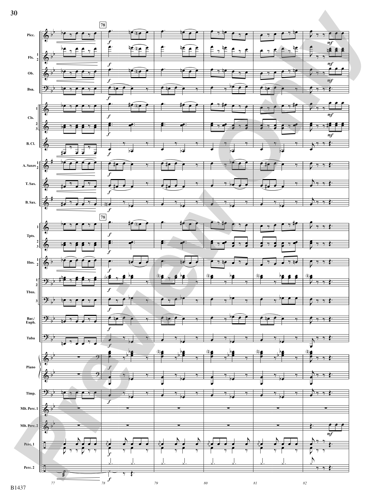 Elements (Petite Symphony): Concert Band Conductor Score & Parts
