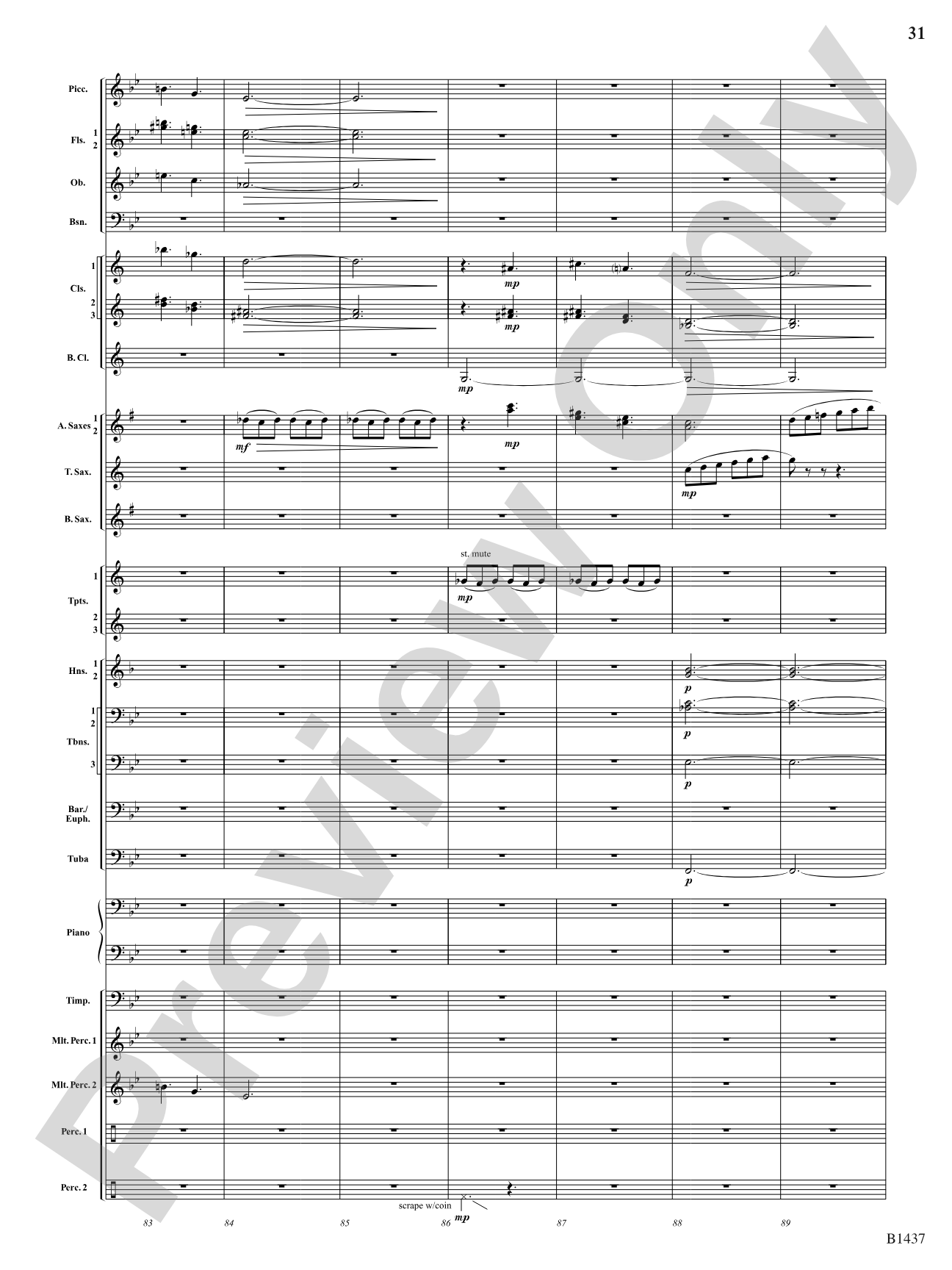 Elements (Petite Symphony): Concert Band Conductor Score & Parts
