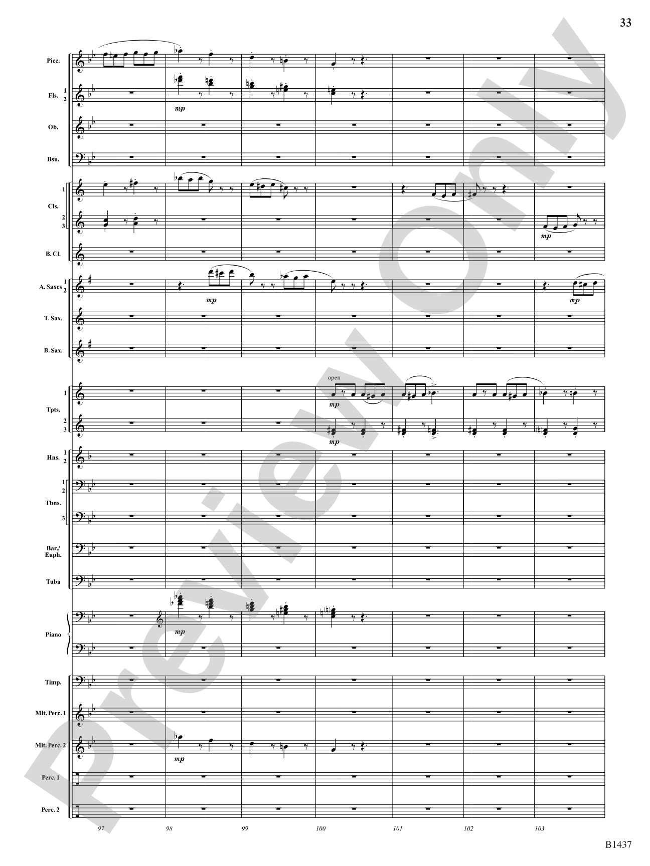 Elements (Petite Symphony): Concert Band Conductor Score & Parts