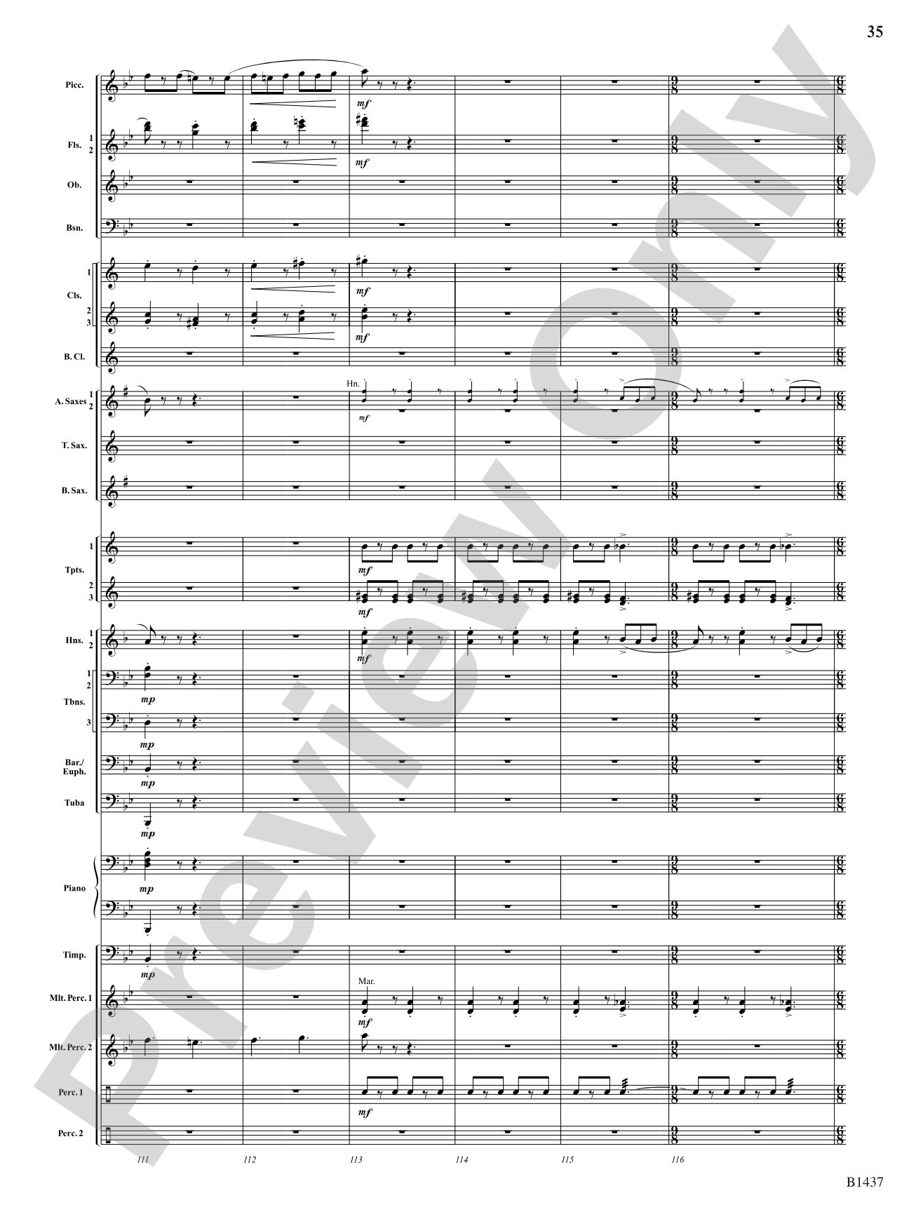 Elements (Petite Symphony): Concert Band Conductor Score & Parts