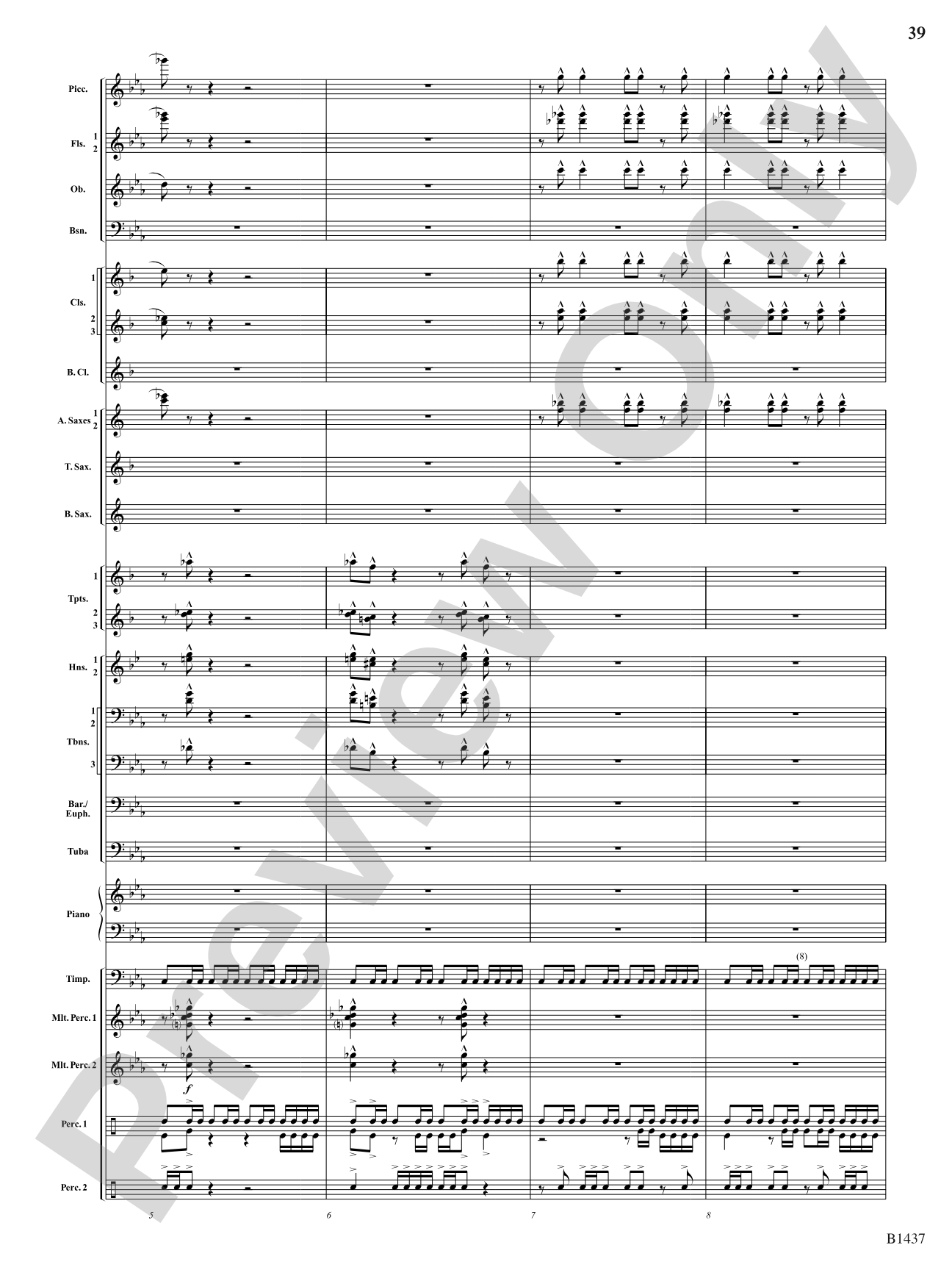 Elements (Petite Symphony): Concert Band Conductor Score & Parts