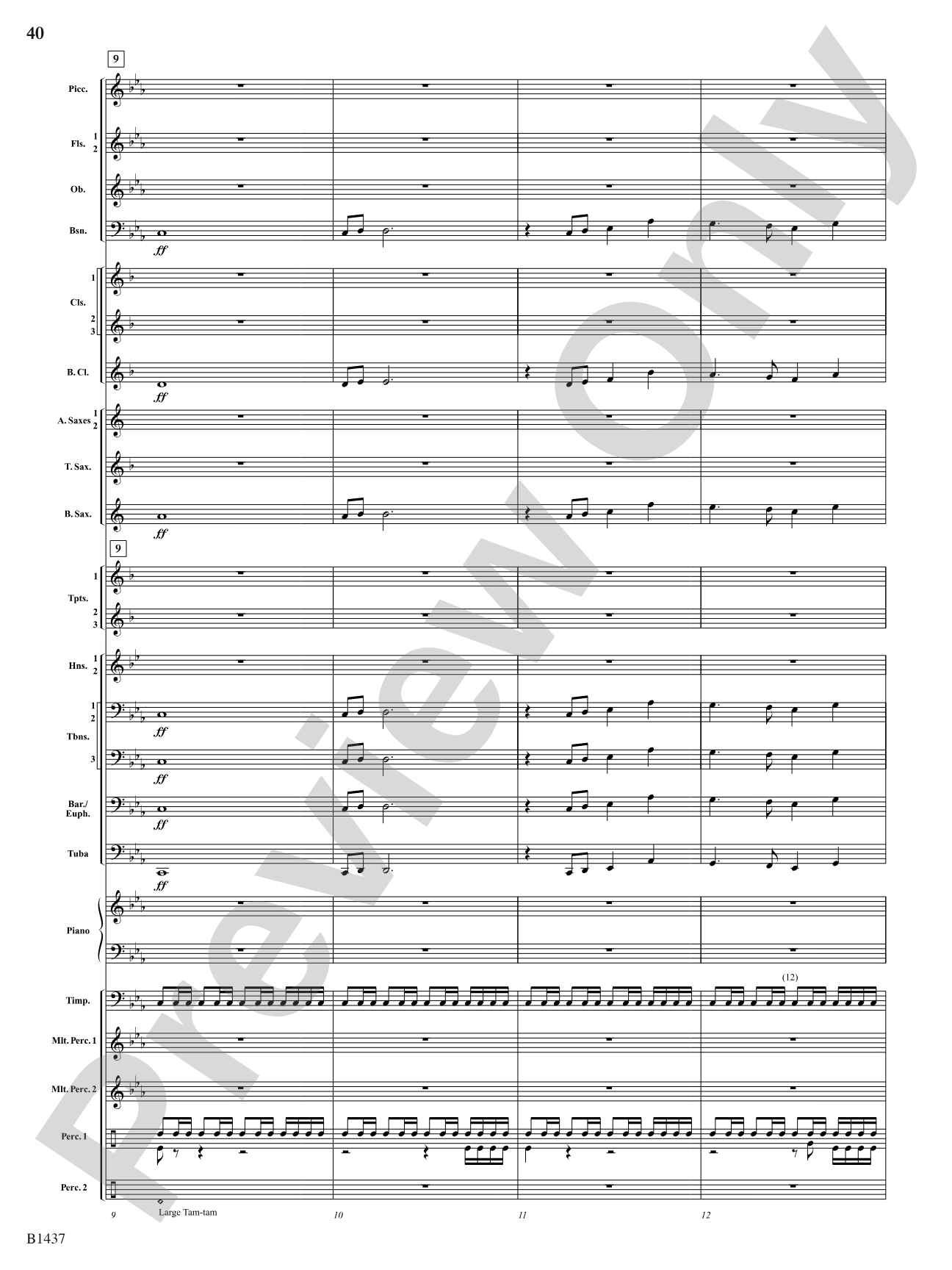 Elements (Petite Symphony): Concert Band Conductor Score & Parts