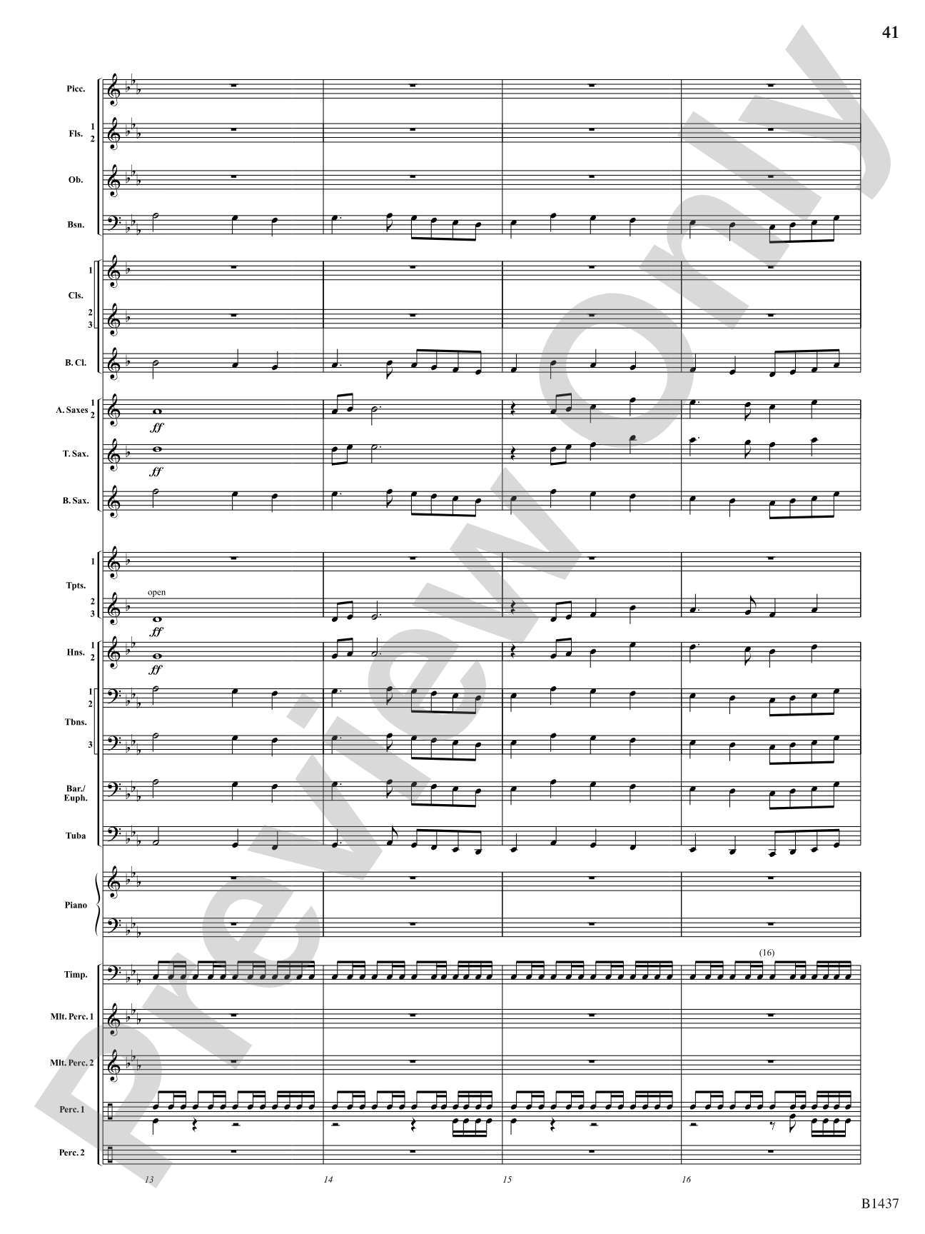 Elements (Petite Symphony): Concert Band Conductor Score & Parts
