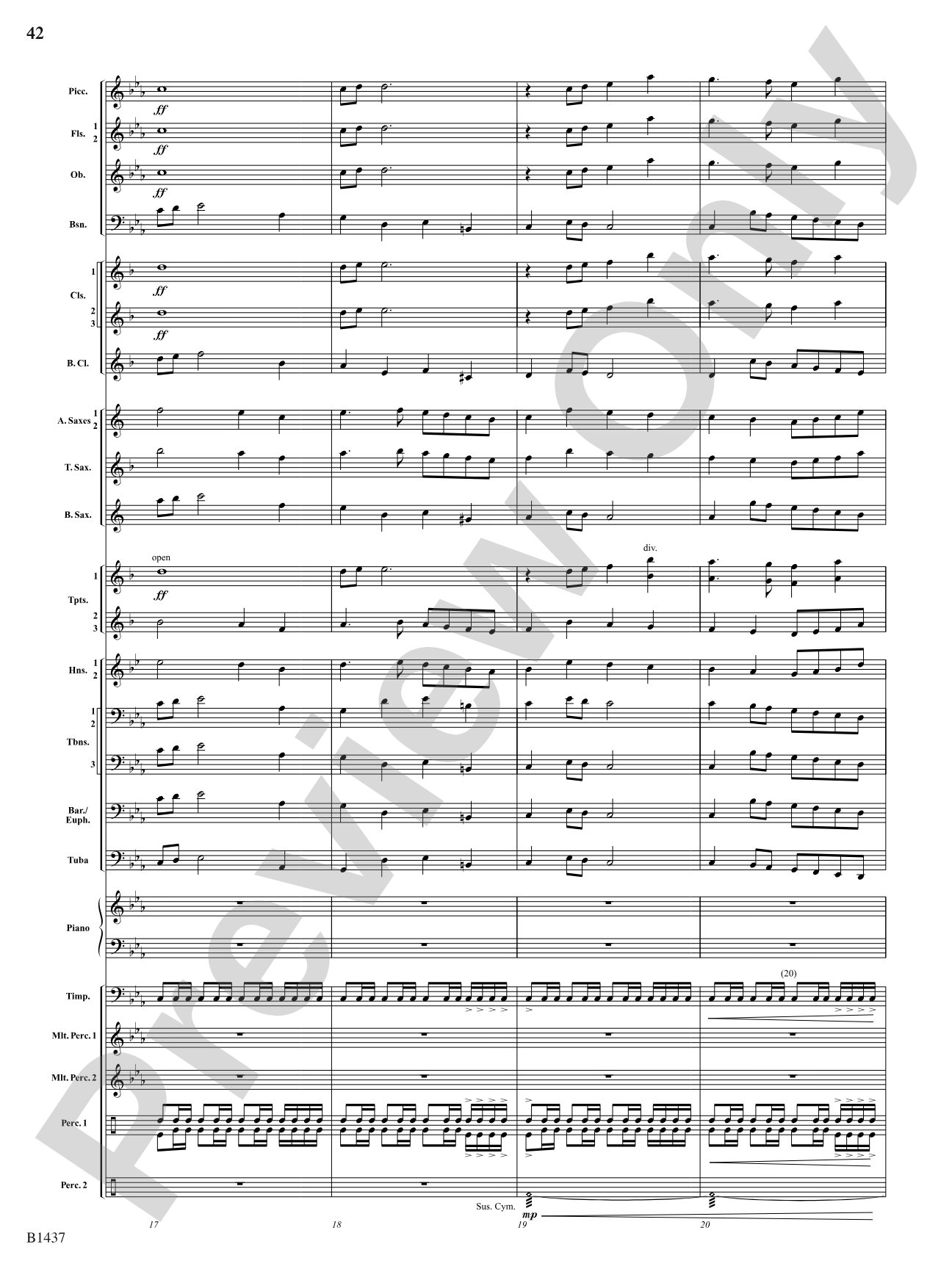 Elements (Petite Symphony): Concert Band Conductor Score & Parts