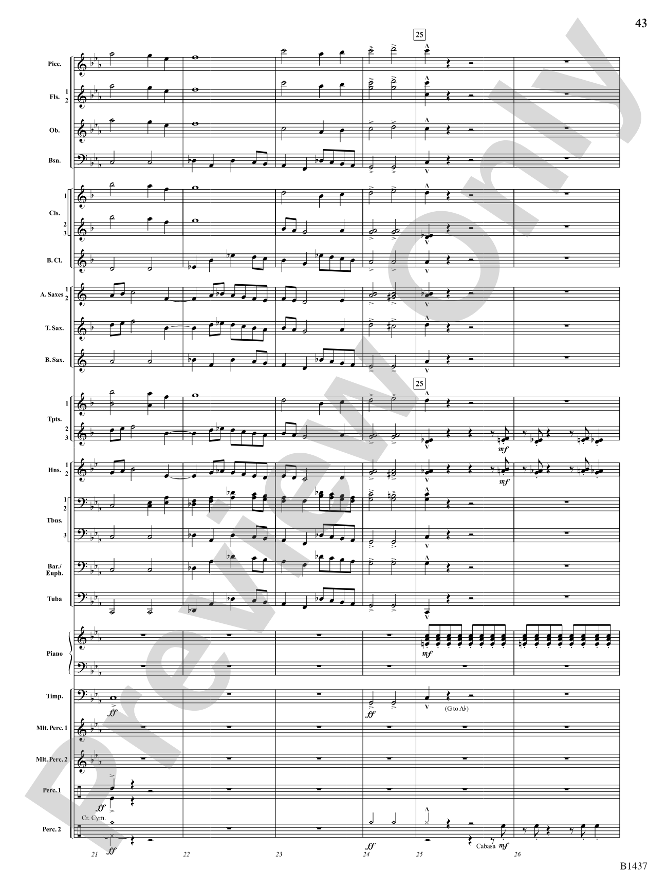 Elements (Petite Symphony): Concert Band Conductor Score & Parts