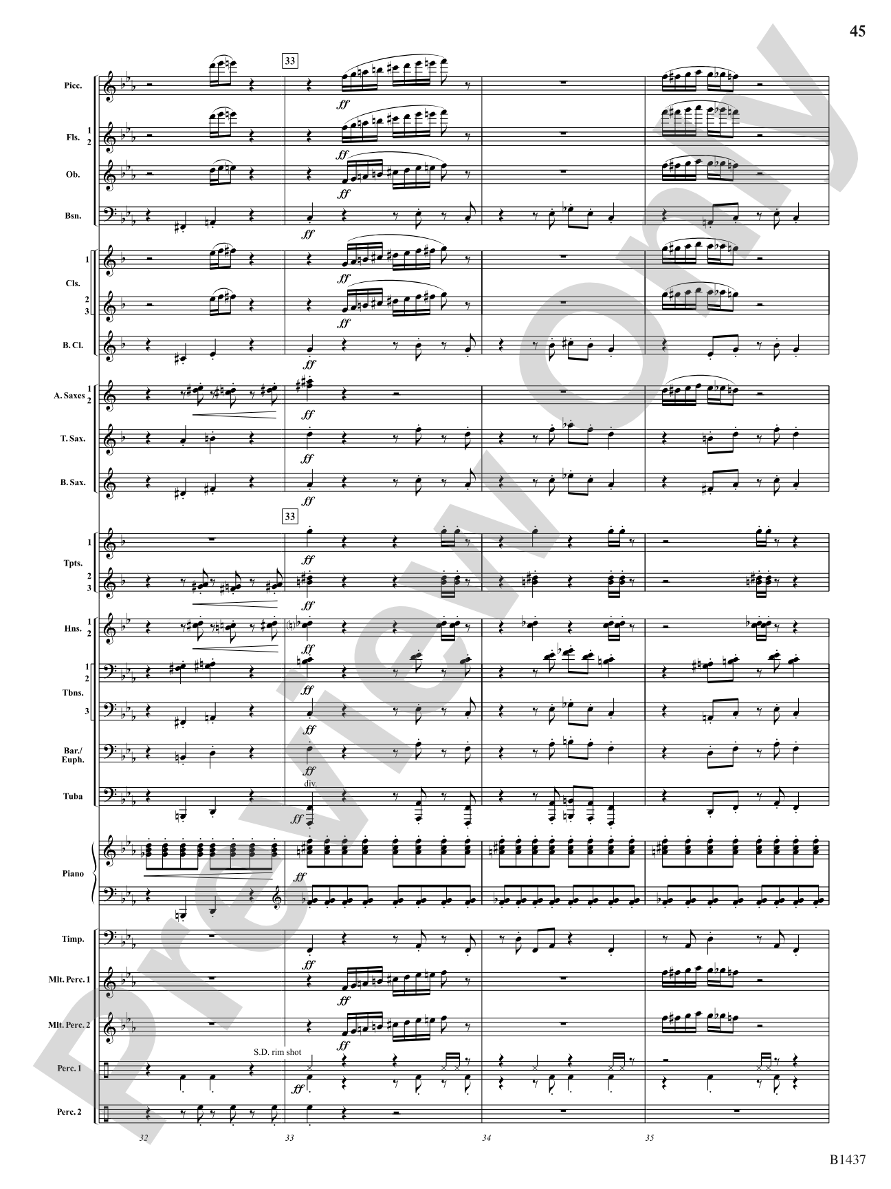 Elements (Petite Symphony): Concert Band Conductor Score & Parts
