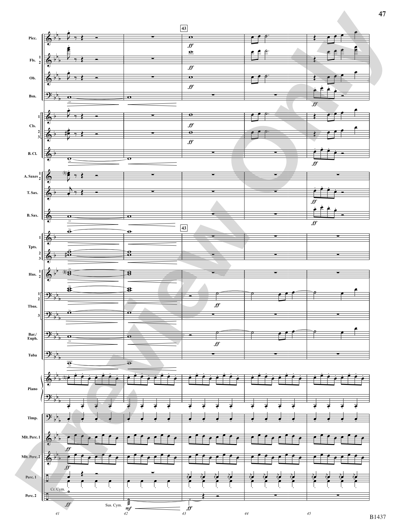 Elements (Petite Symphony): Concert Band Conductor Score & Parts