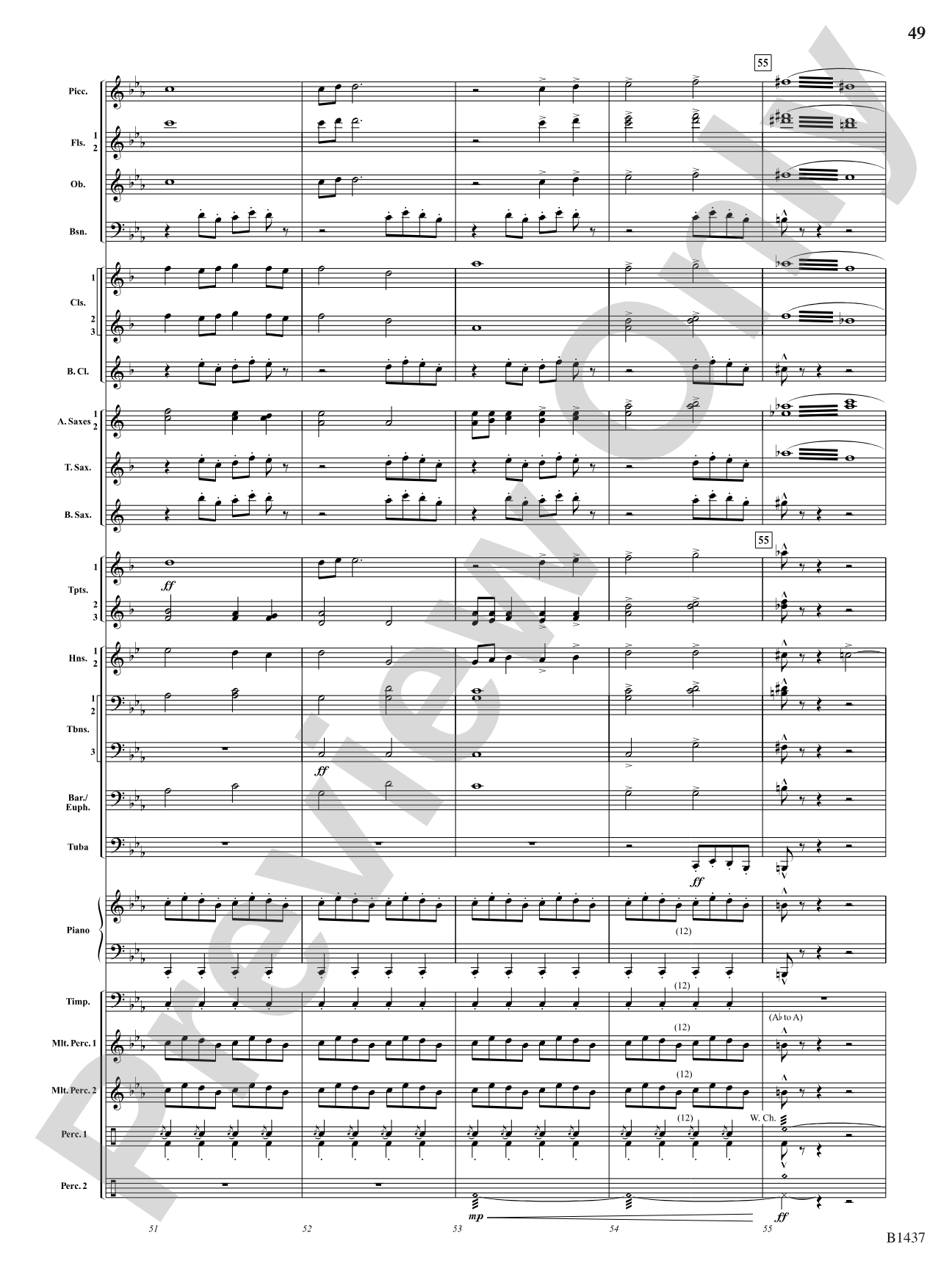 Elements (Petite Symphony): Concert Band Conductor Score & Parts